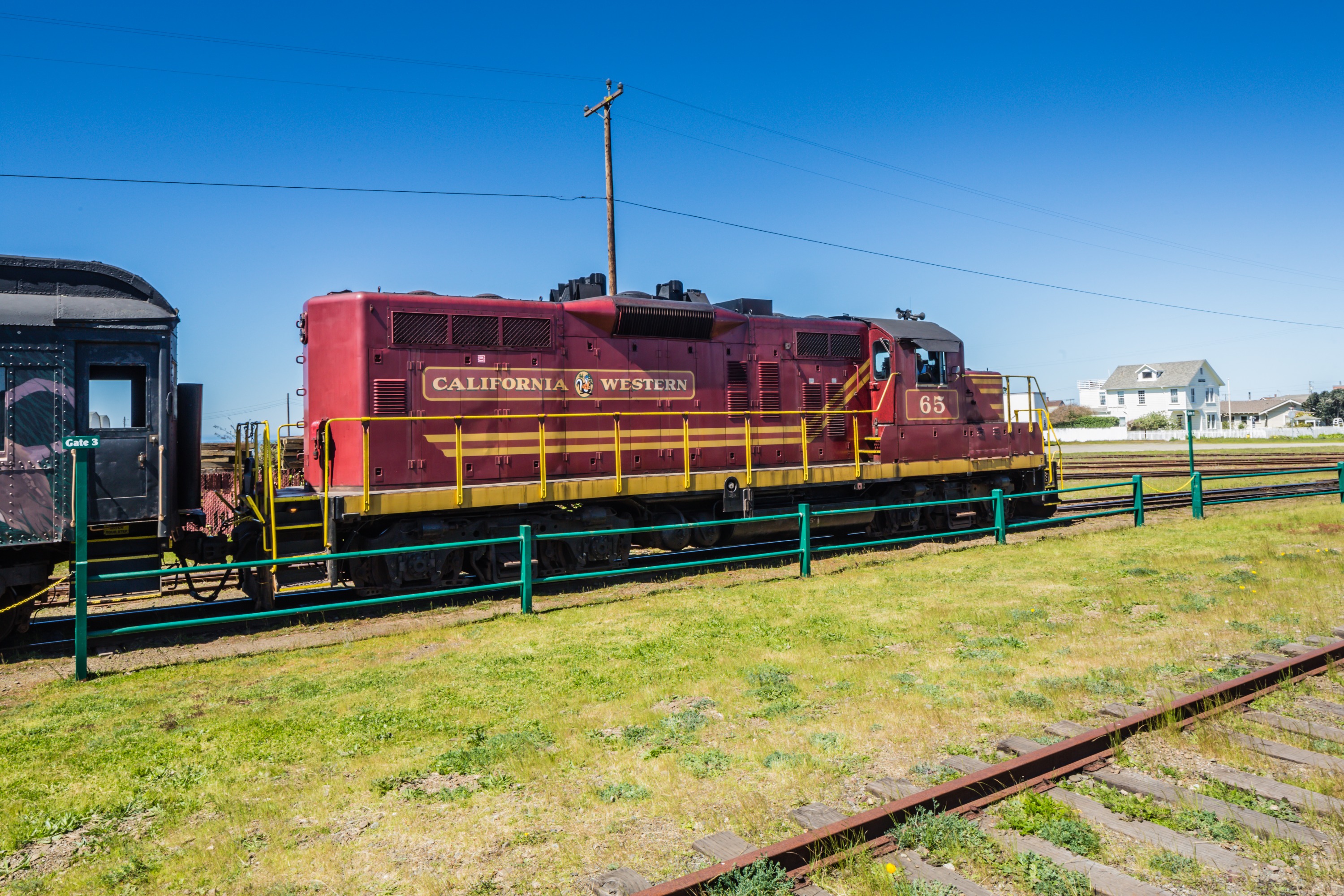 Pudding Creek Express Scenic Train Tour in Mendocino