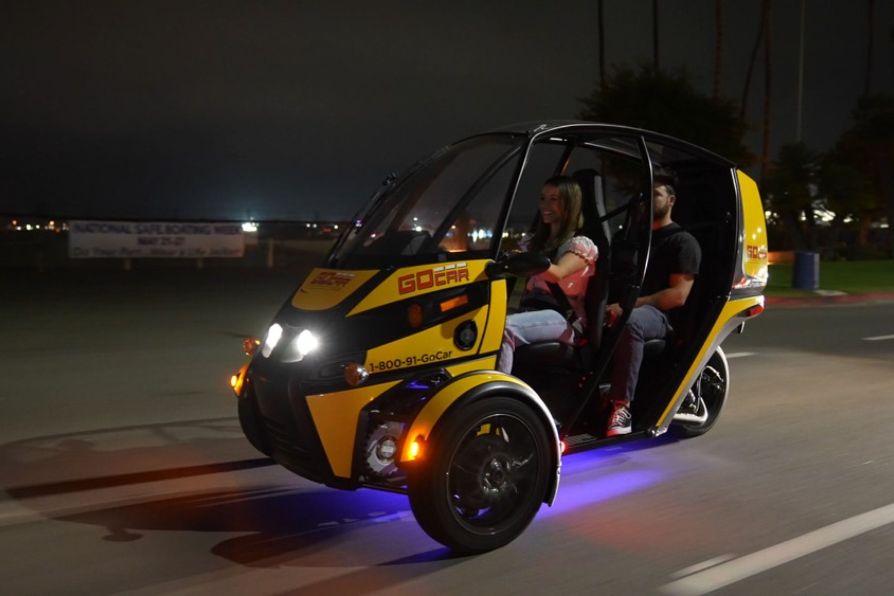Experience San Diego’s city lights and landmarks on an unforgettable nighttime trip