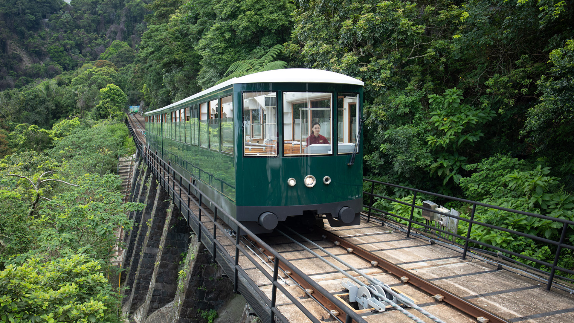 香港特色中環+叮叮車+太平山頂+杜莎夫人蠟像館半天遊