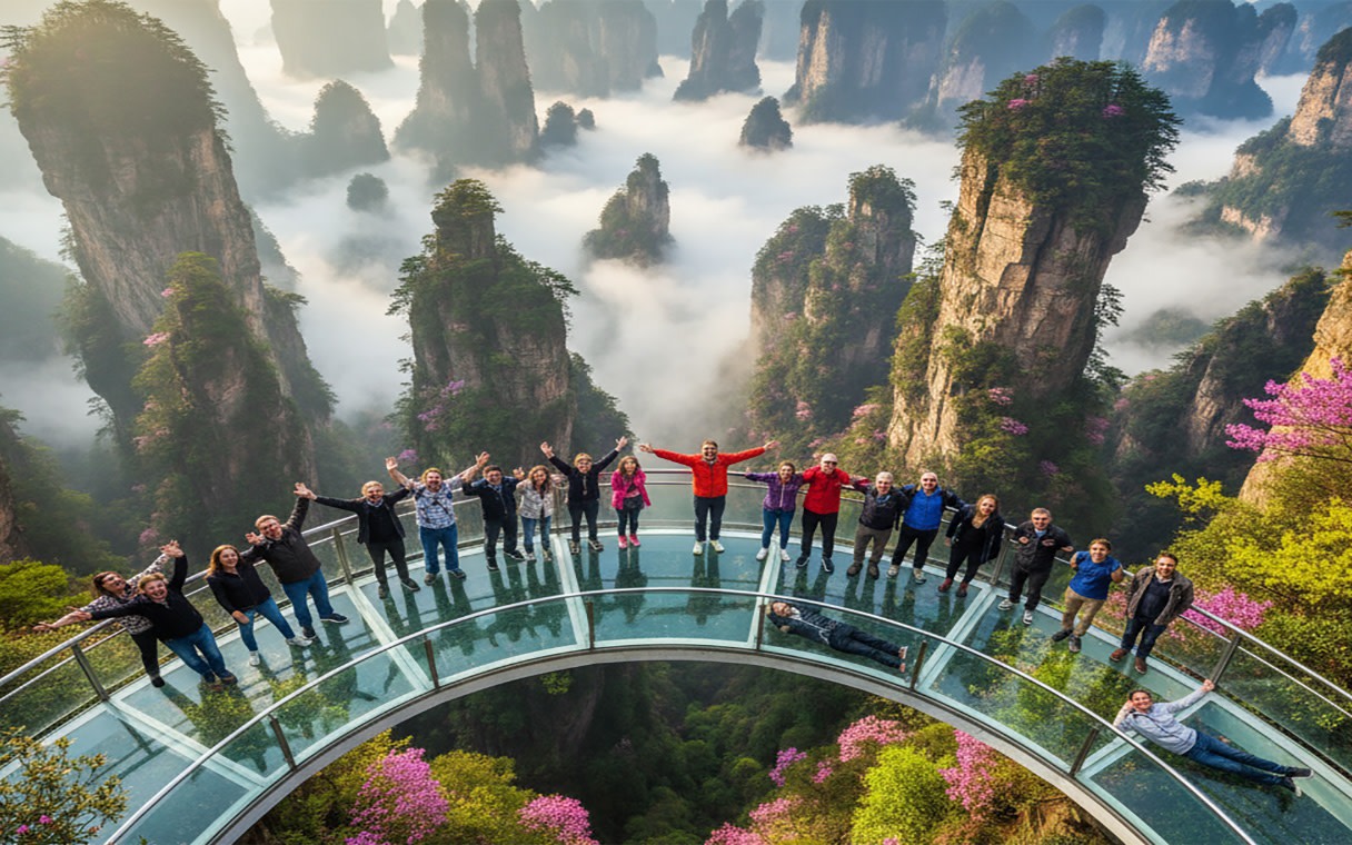 One-day tour from Zhangjiajie to Xiangxi Panda Zoo & Fenghuang Ancient City Secret Realm (Chinese and English guide + pure play)