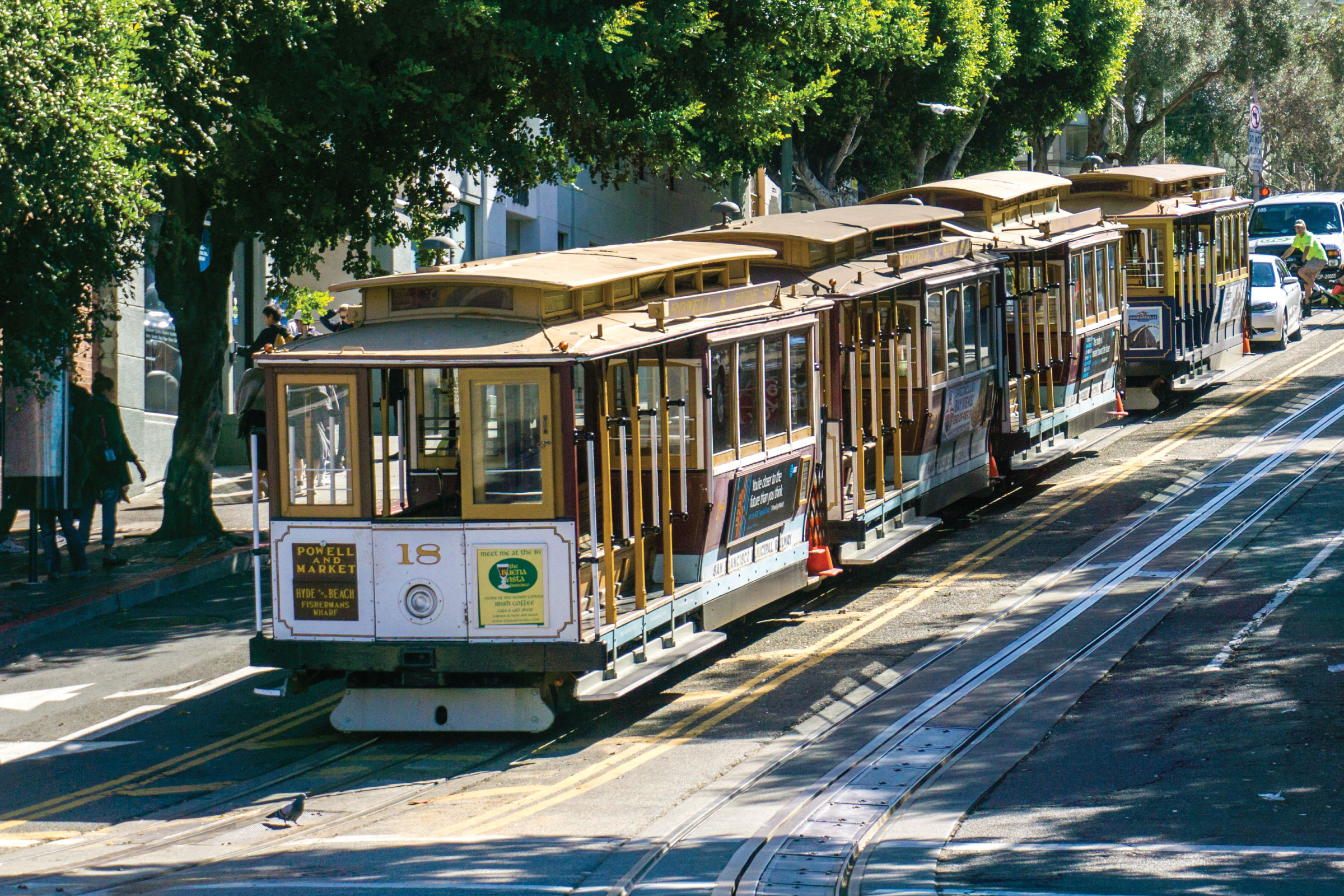 Visit popular attractions such as Fisherman's Wharf, Union Square, and Chinatown during the bus portion