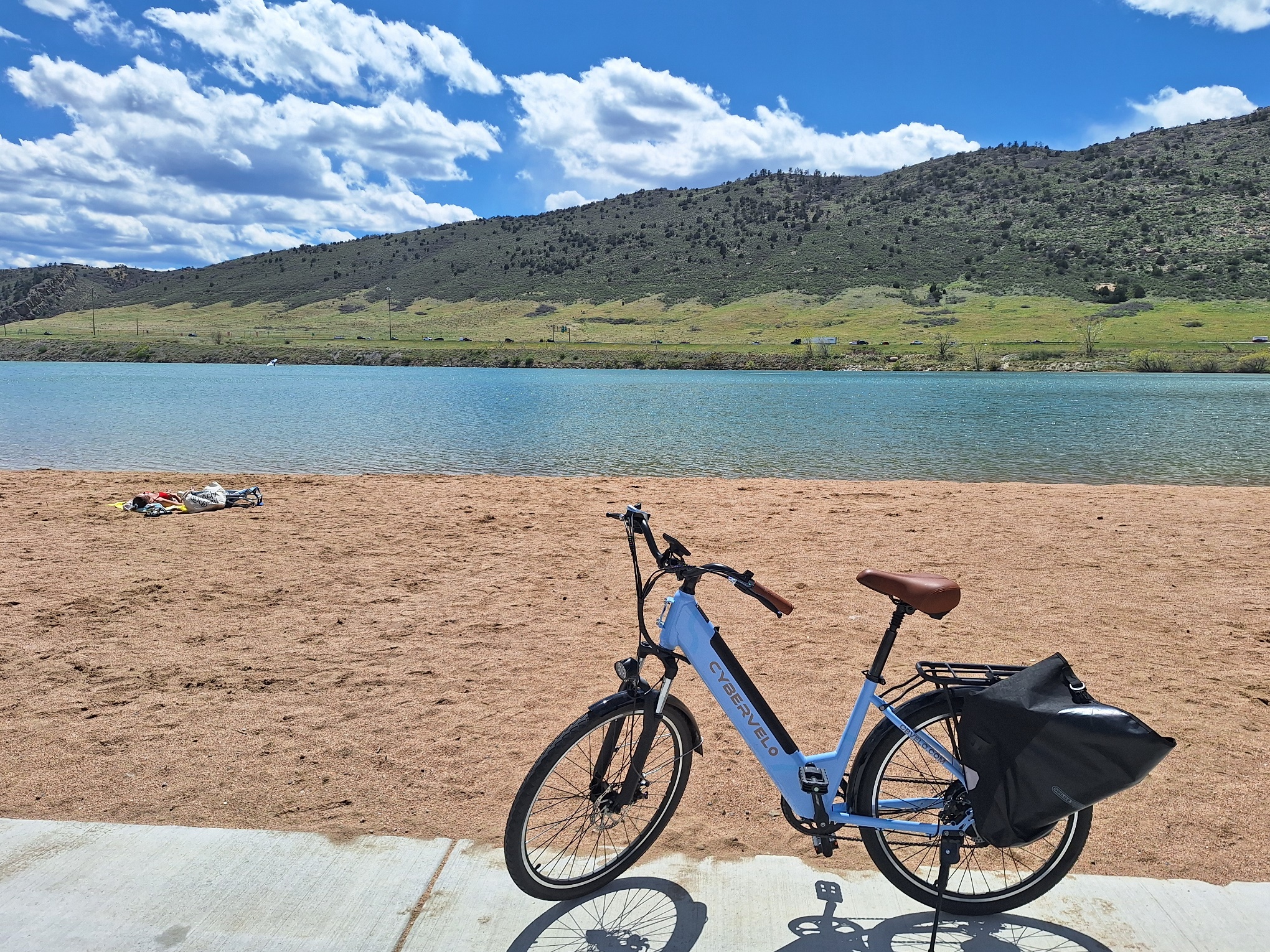 Park a bike along the trail, soaking up adventure and peaceful natural surroundings
