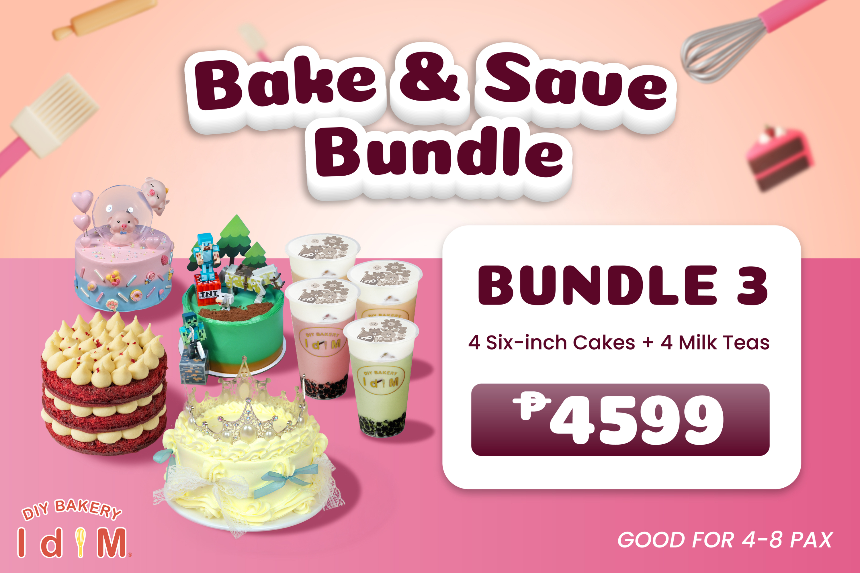 DIY Baking Experience in SM Megamall by IDIM DIY Bakery