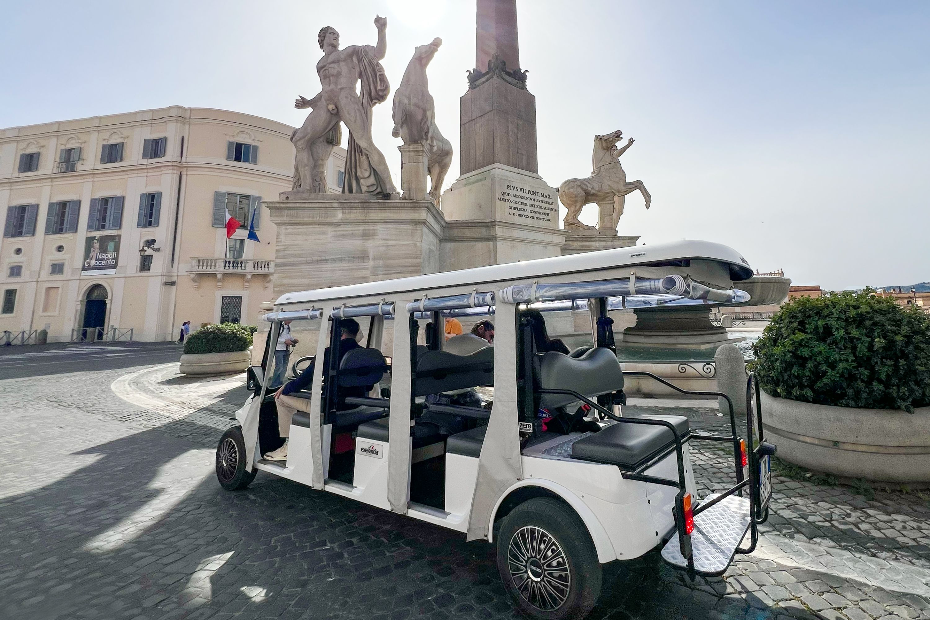 Hidden Treasures and Monuments Golf Cart Tour in Rome