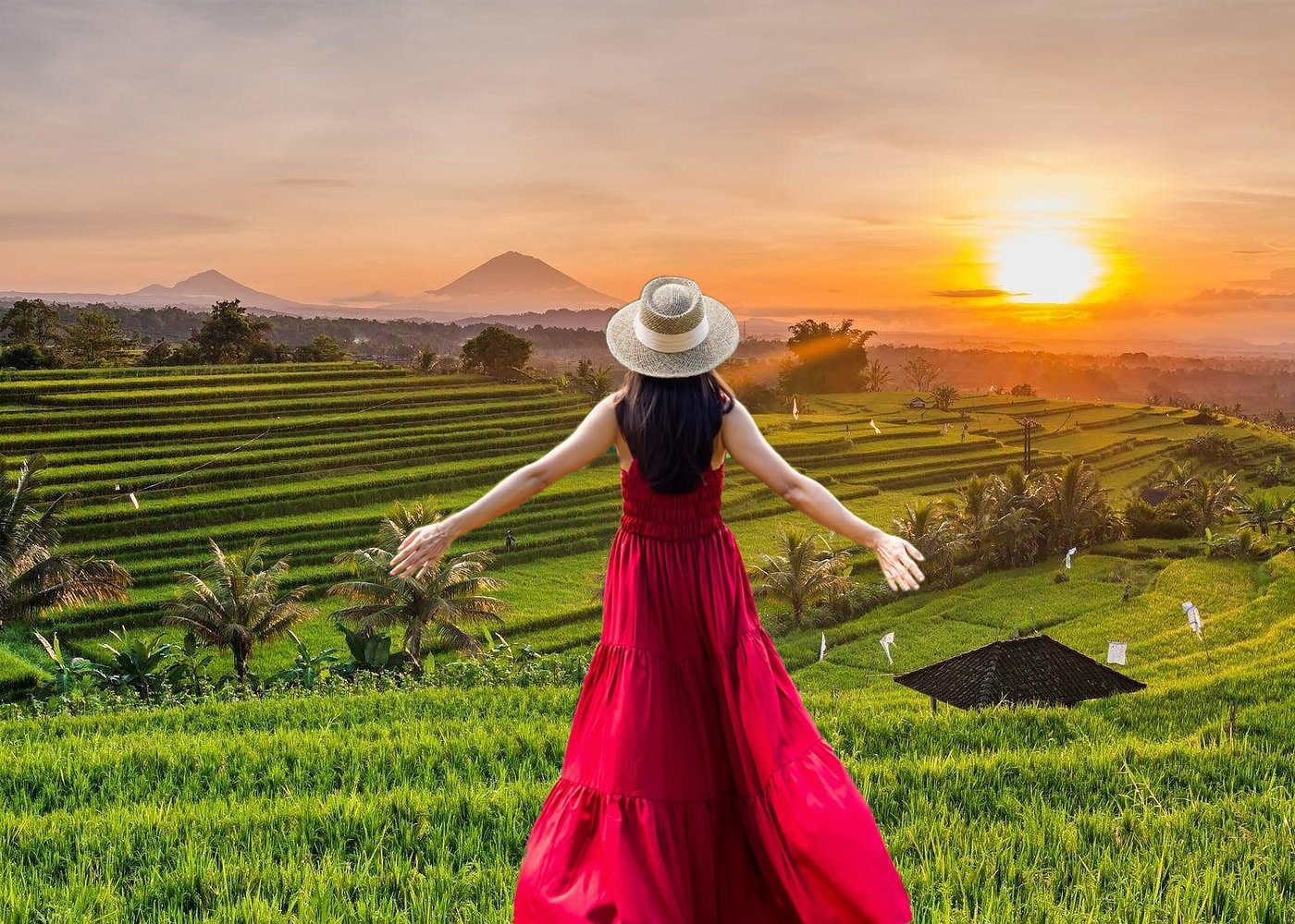 Bali Tanah Lot & Jatiluwih UNESCO Private Full-Day Tour