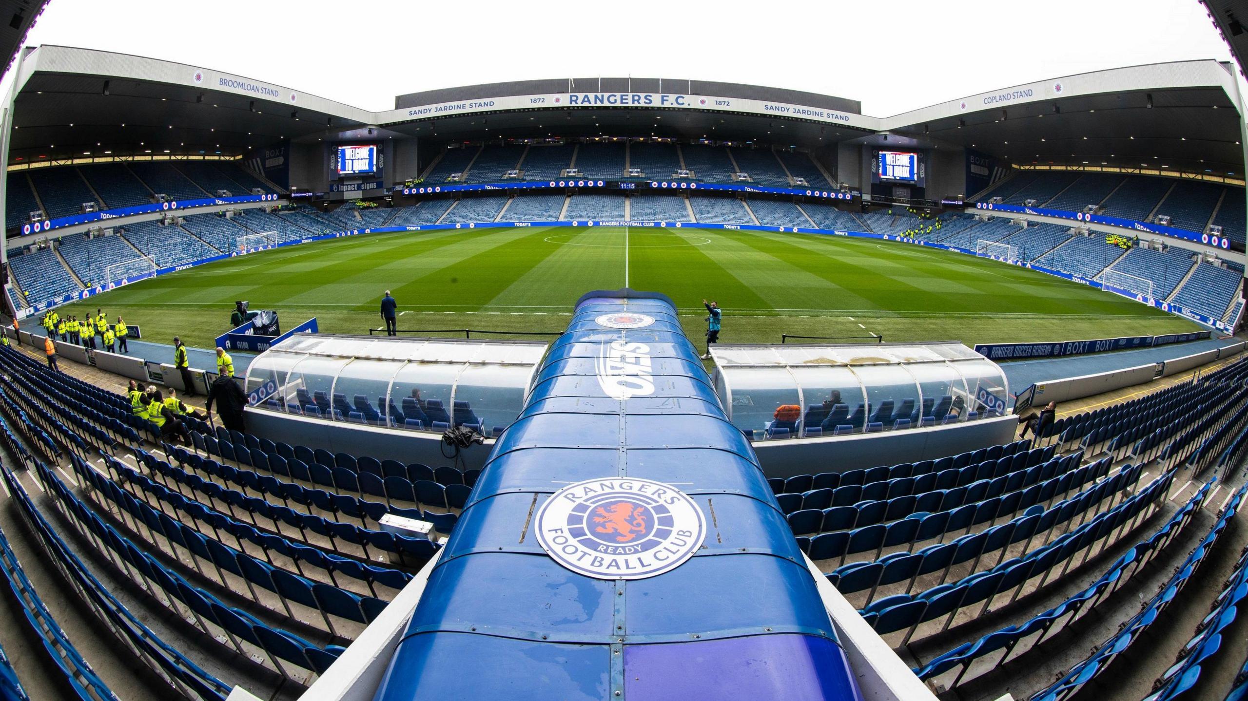 Rangers FC football match tickets at Ibrox Stadium