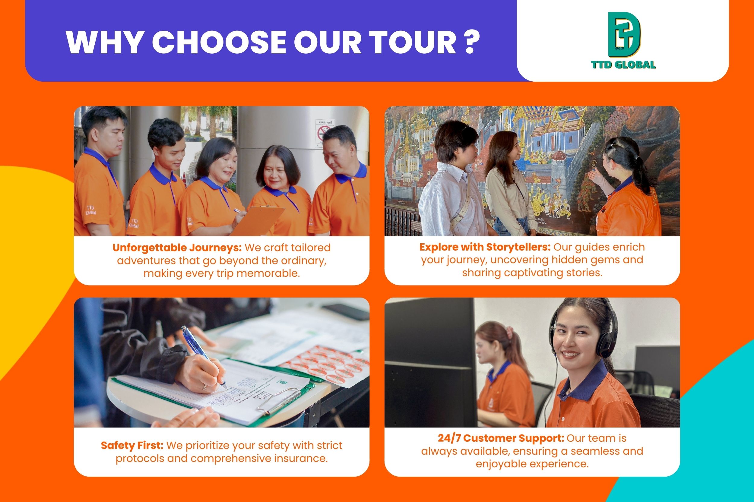 Why Choose TTD Global Tours?