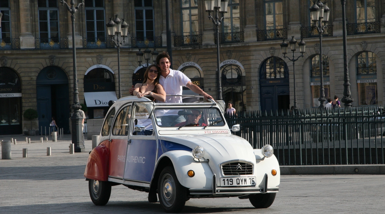 シトロエン2CV 1日プライベートツアー（パリ）