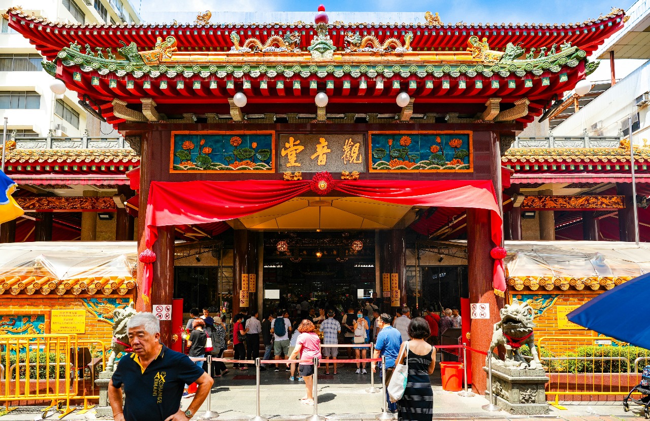 新加坡寺廟徒步之旅