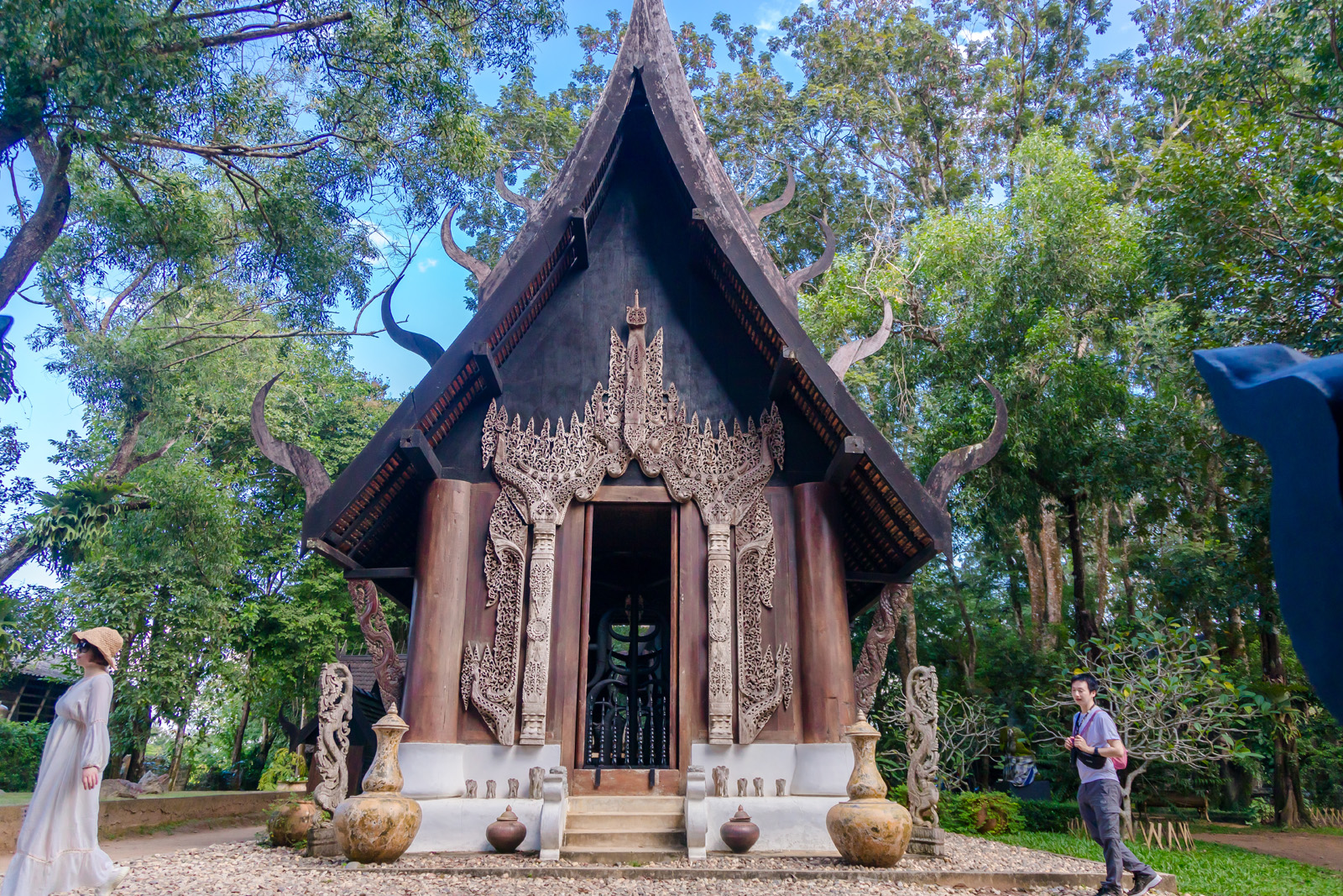Immerse yourself in the unique vision of Thawan Duchanee at the Black House.