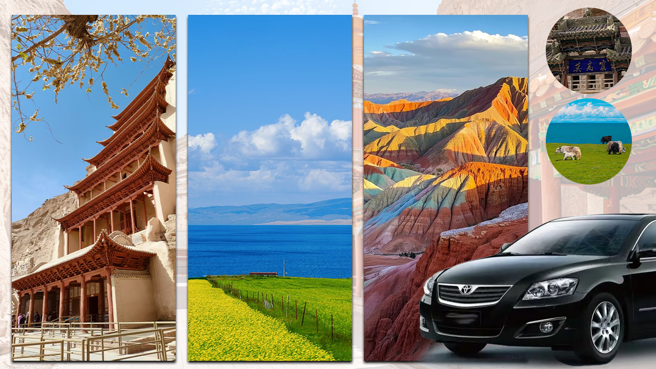 Chartered Tour 5-Day Tour in Qinghai and Gansu (Departing from Xining, Ending in Dunhuang + Qinghai Lake + Chaka Salt Lake + Colorful Danxia + Dunhuang Mogao Grottoes)