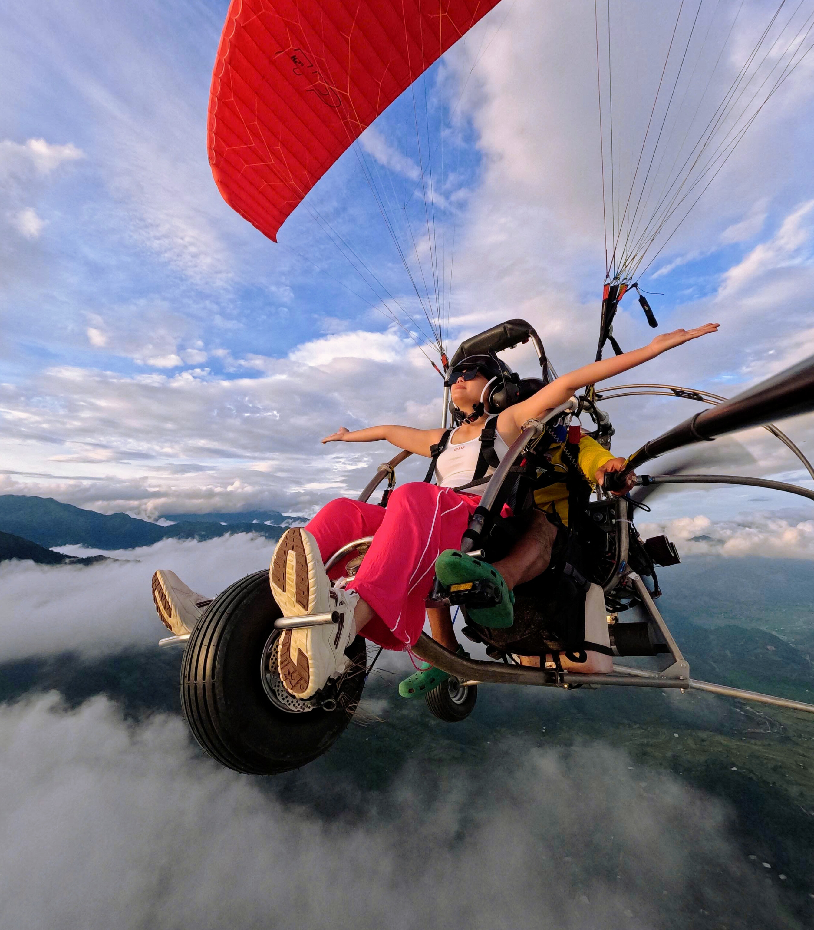 Paramotor Paragliding Experience in Mu Cang Chai