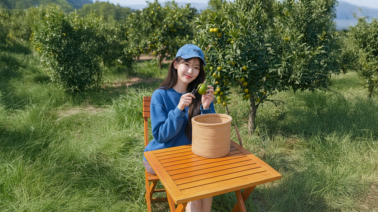 在濟州大自然中，親手採摘香甜的濟州橘子，盡享充滿樂趣的採摘體驗。