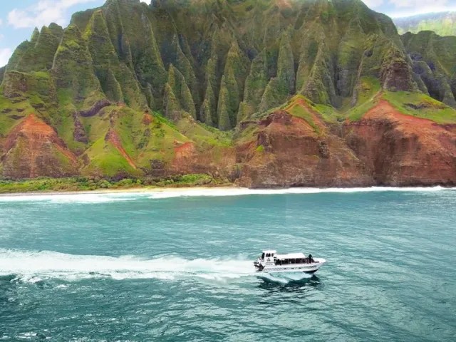夏威夷州納帕利海岸Imiloa Express號早晨或日落遊船之旅