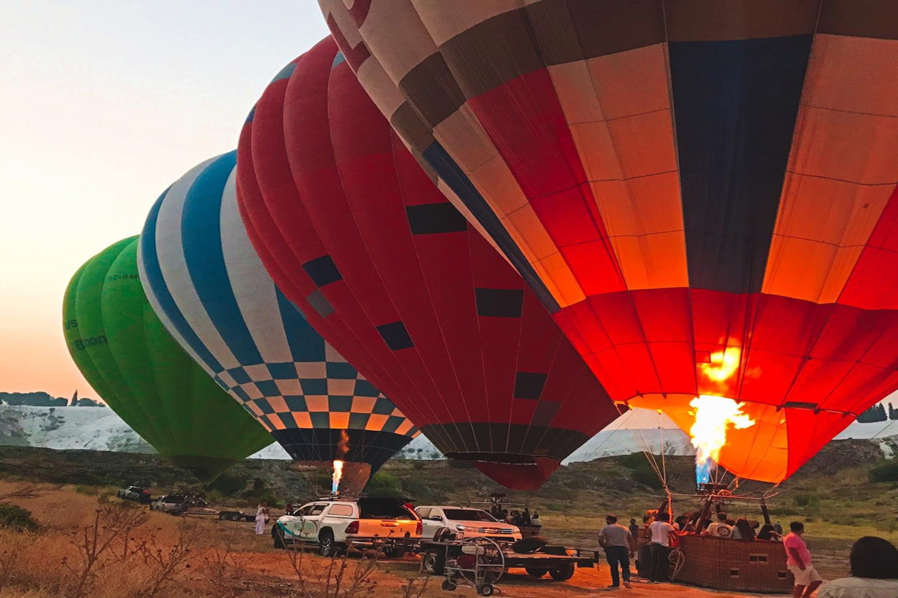 Hot Air Balloon Ride and Pamukkale Day Tour from Antalya