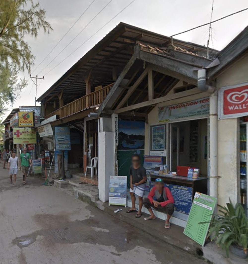 Ticket exchange location at Bali Gili Trawangan Harbour