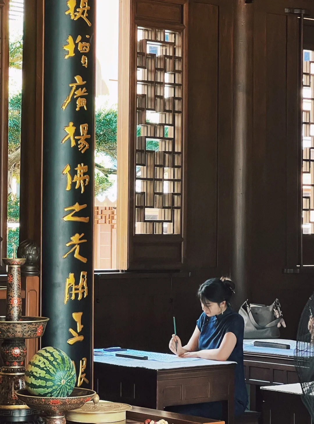 玉佛寺抄經 正念清心