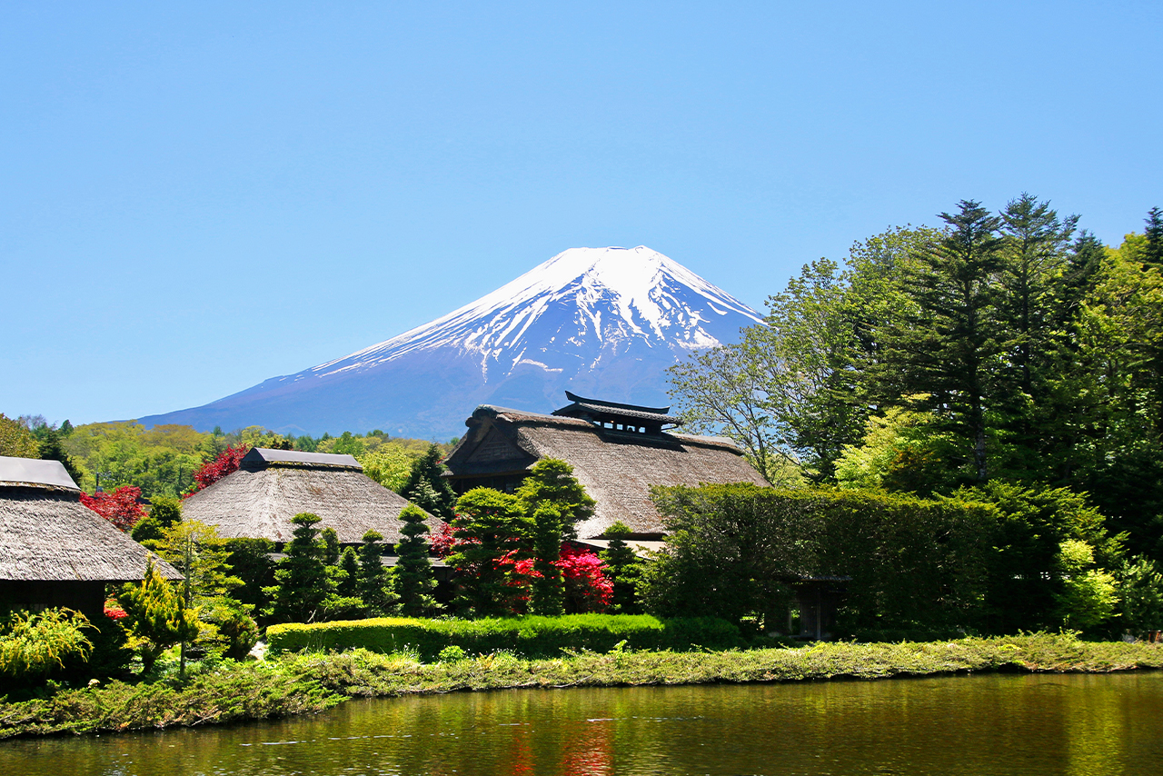 富士山探索之旅-新倉山淺間公園·天梯小鎮·忍野八海·河口湖大石公園·西湖療愈里根場一日遊