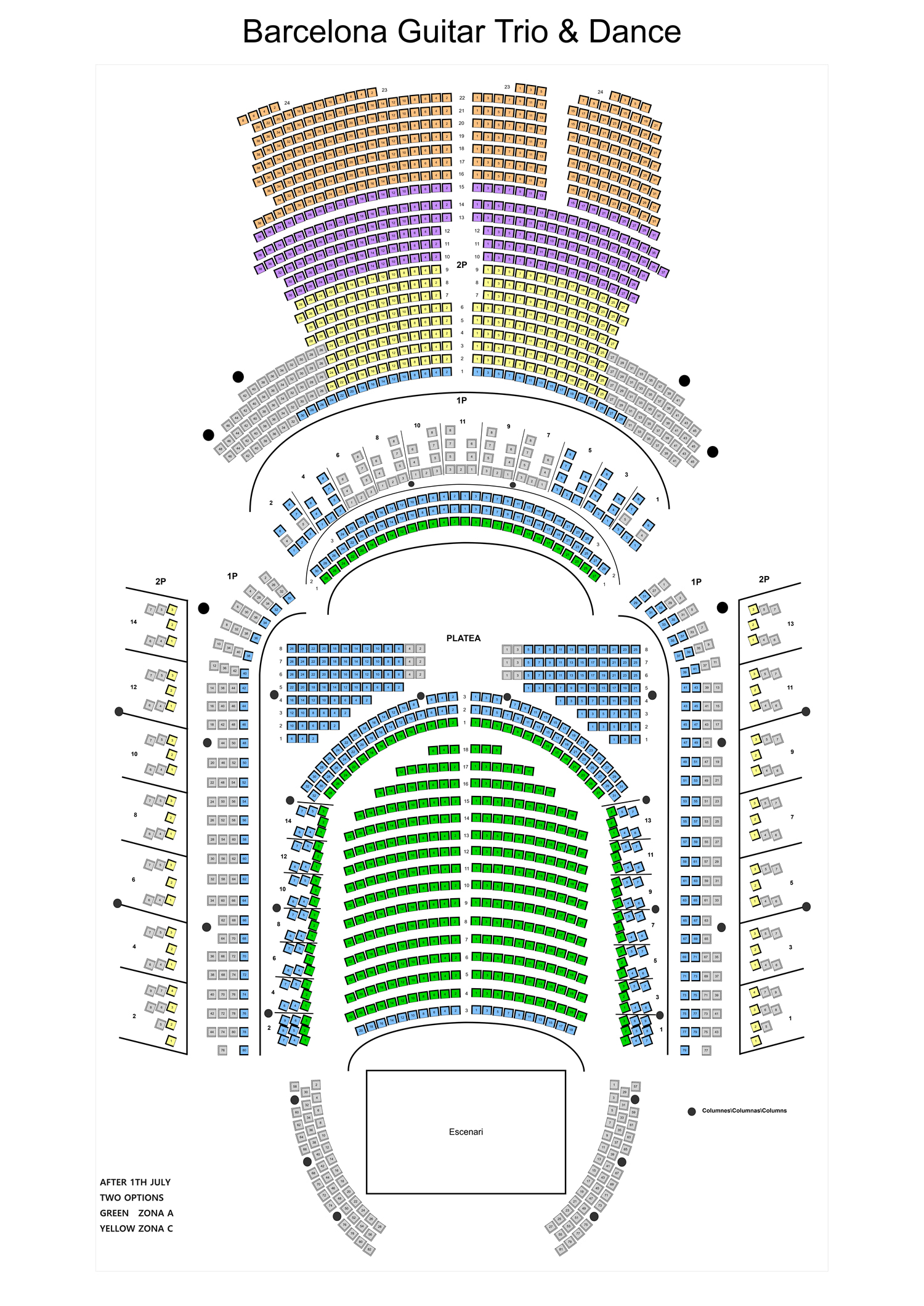 Seating map