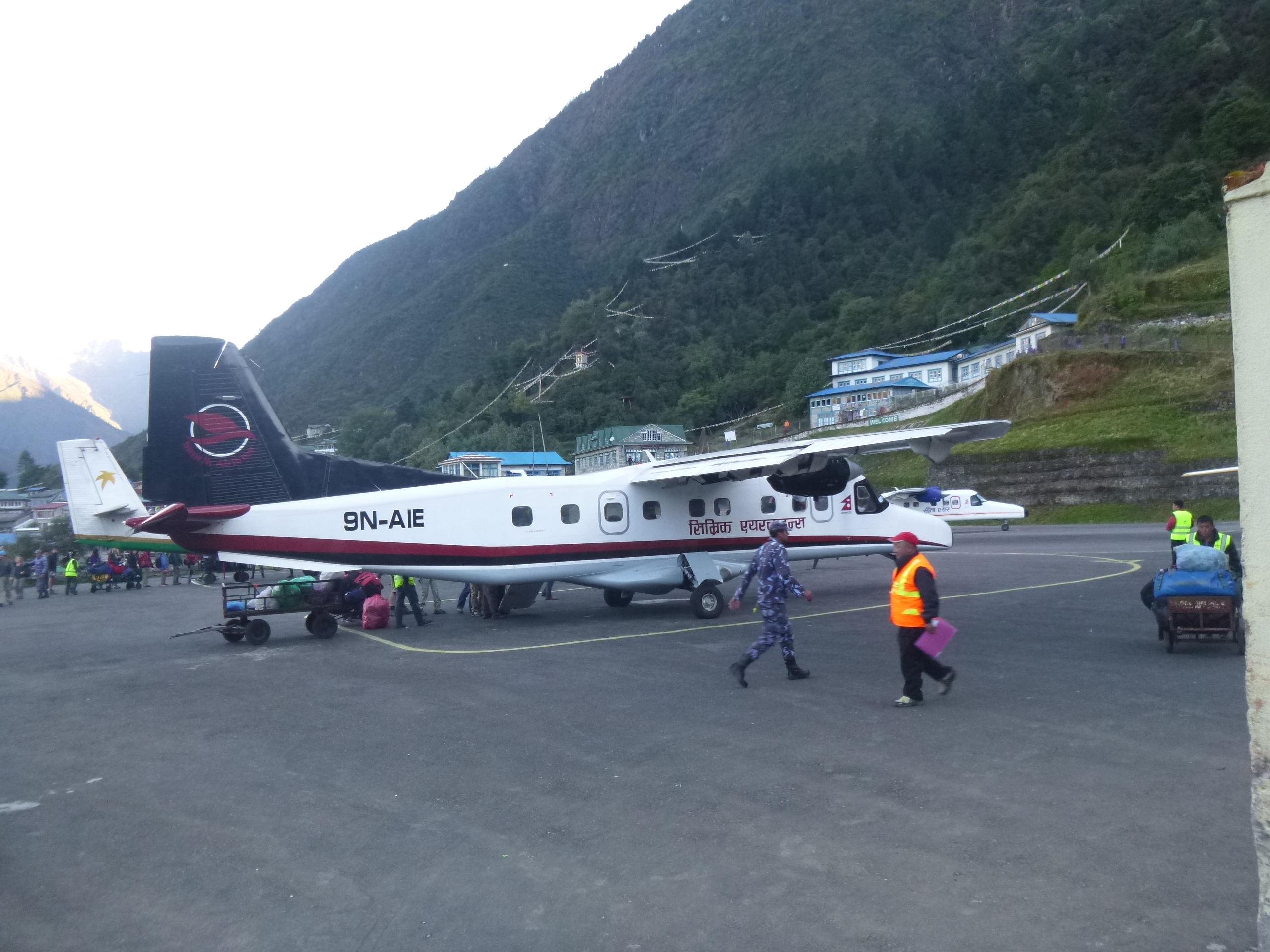 Flight to Lukla, only gateway to trekking in everest