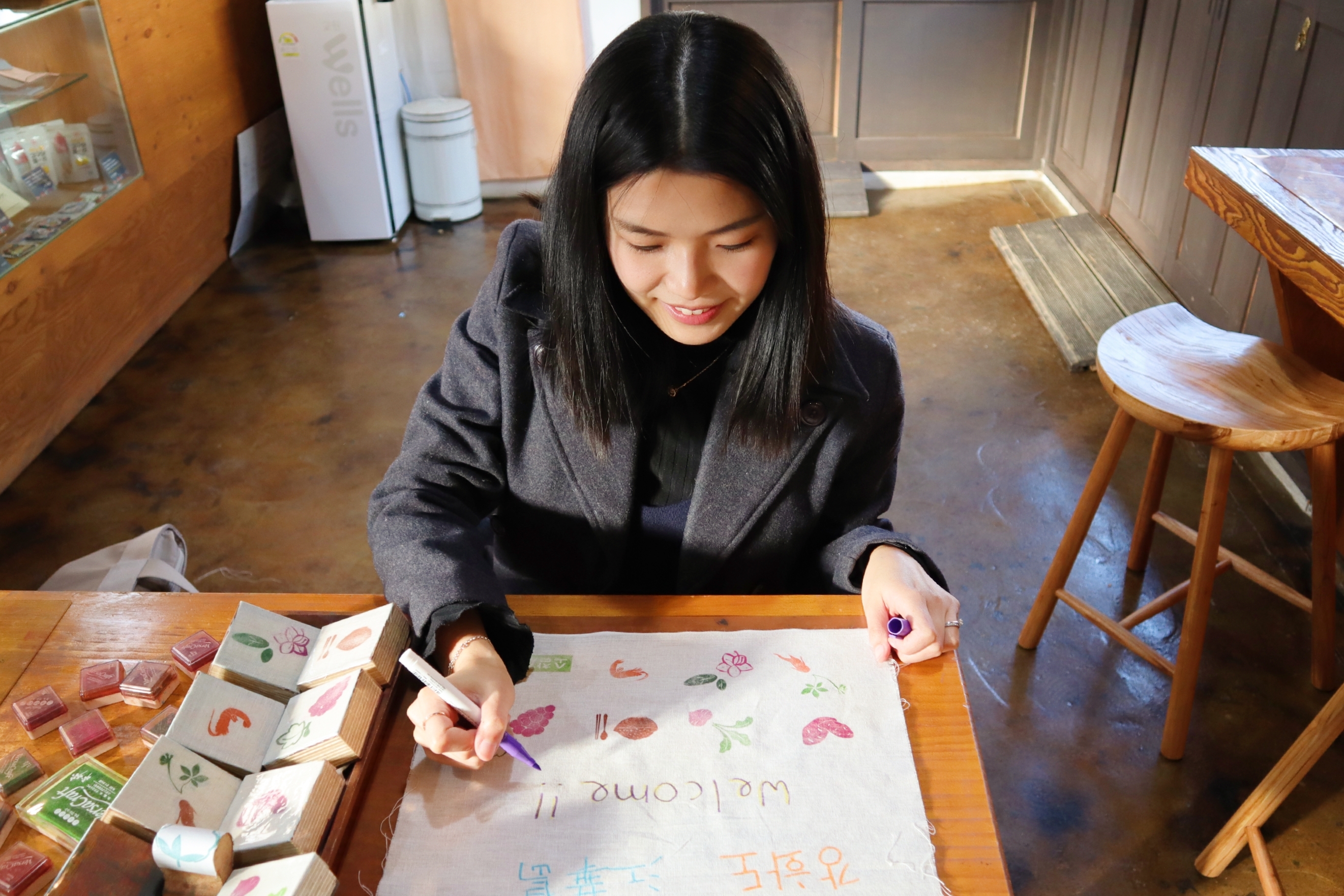 手帕絹印體驗（素創體驗中心）