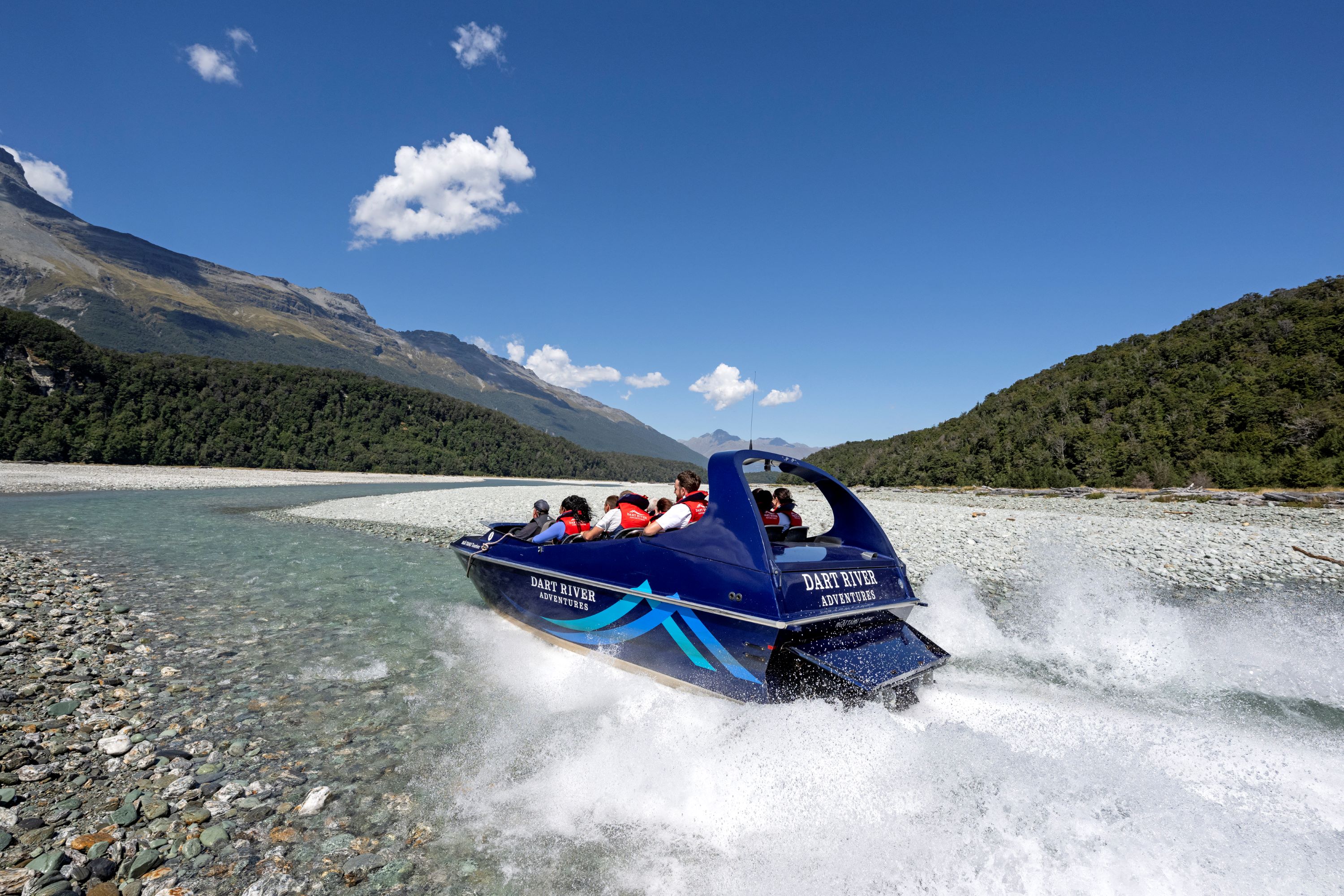 紐西蘭達特河（Dart River）噴射快艇體驗 & 荒野冒險之旅