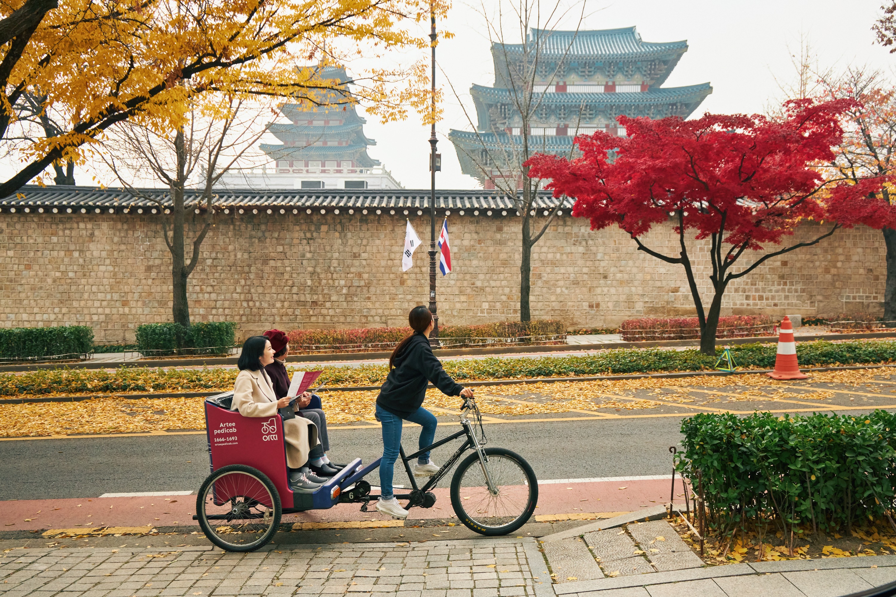 Bukchon Four Seasons with Pedicab in Seoul 1.5hr