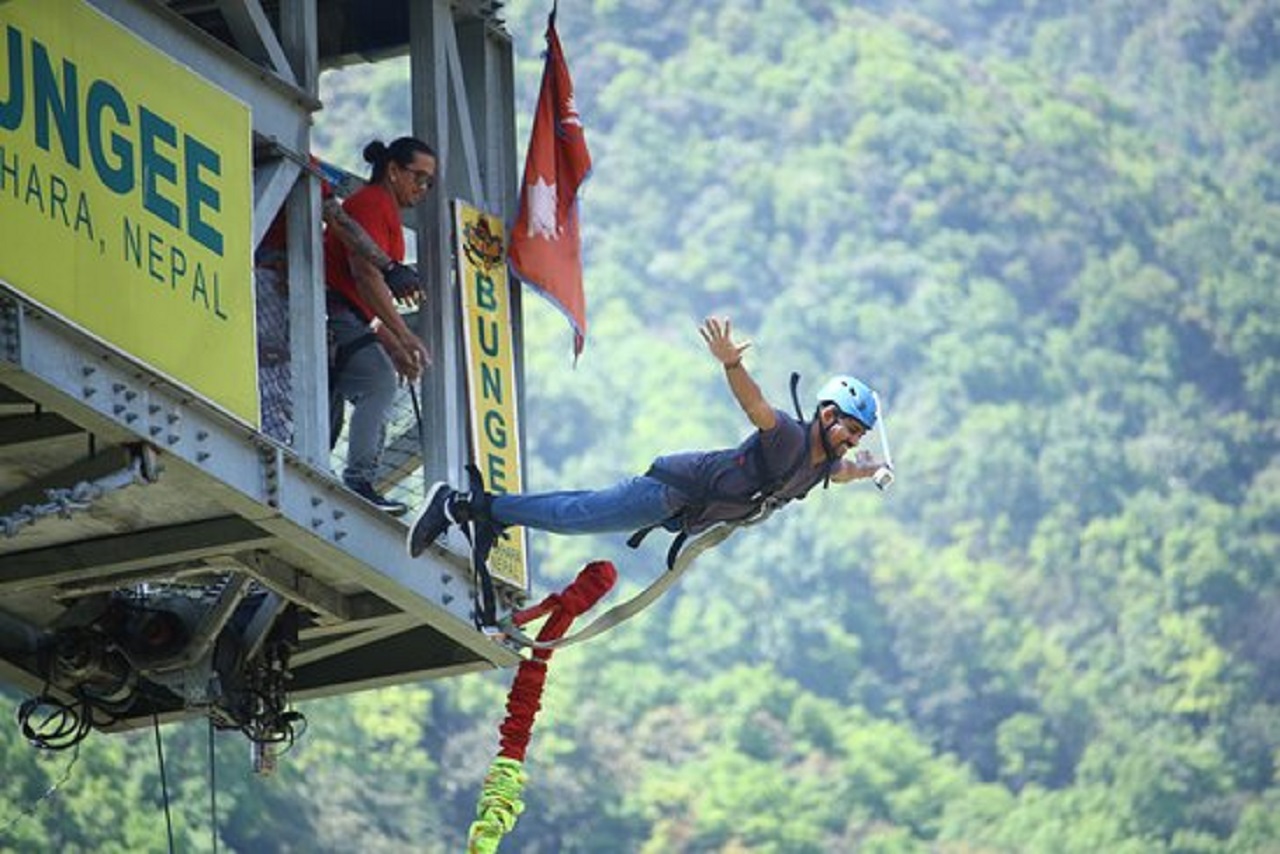 Leap of Adrenaline: Bungee Jumping Experience in Pokhara