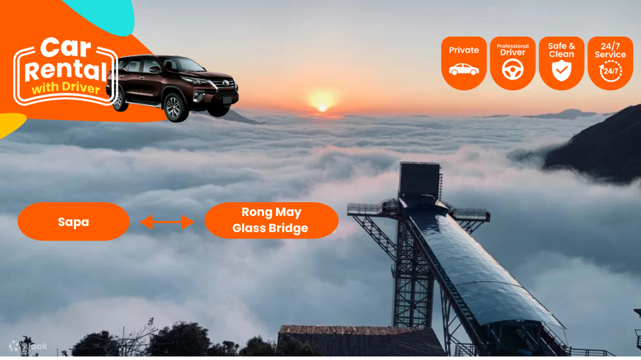 Sapa Private Transfer from/to Rong May Glass Bridge (Glass Bottom Bridge)