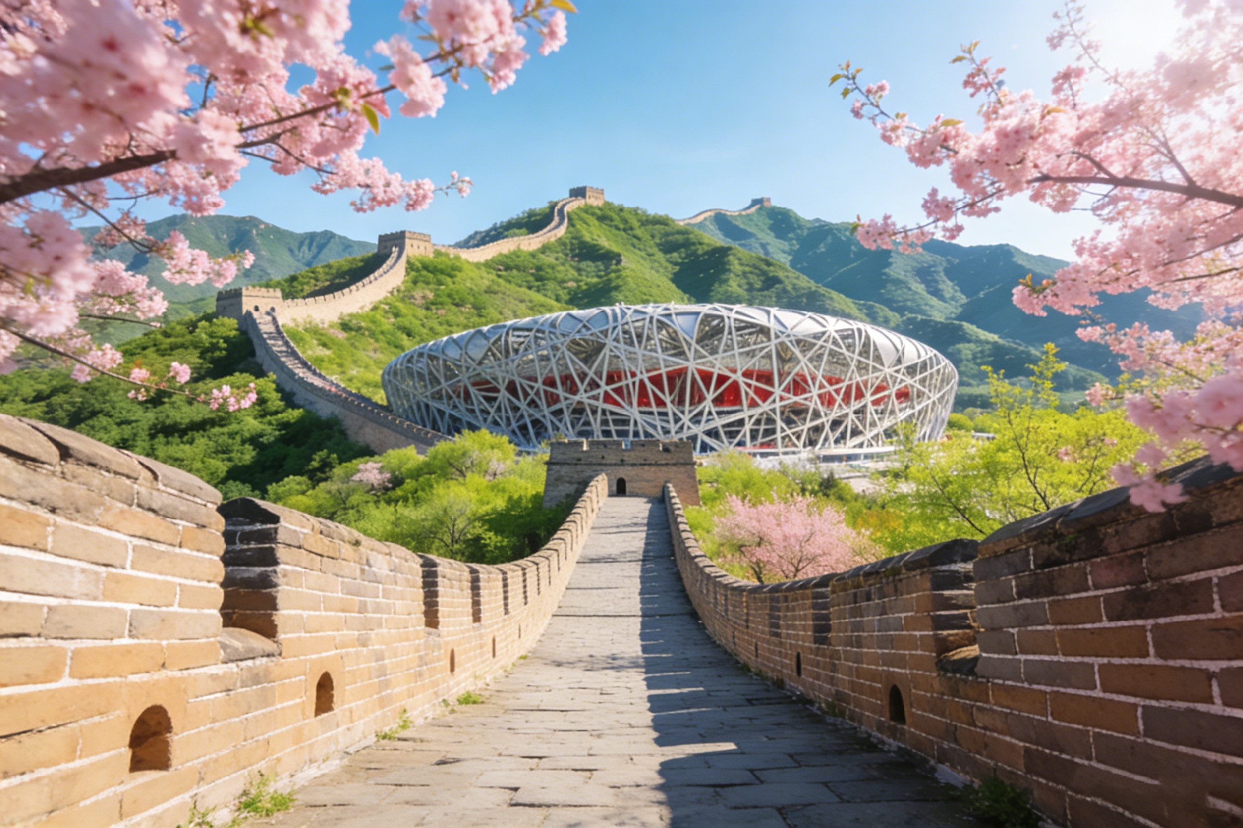 Mutianyu Great Wall & Bird's Nest Day Tour by Bus with Transfer