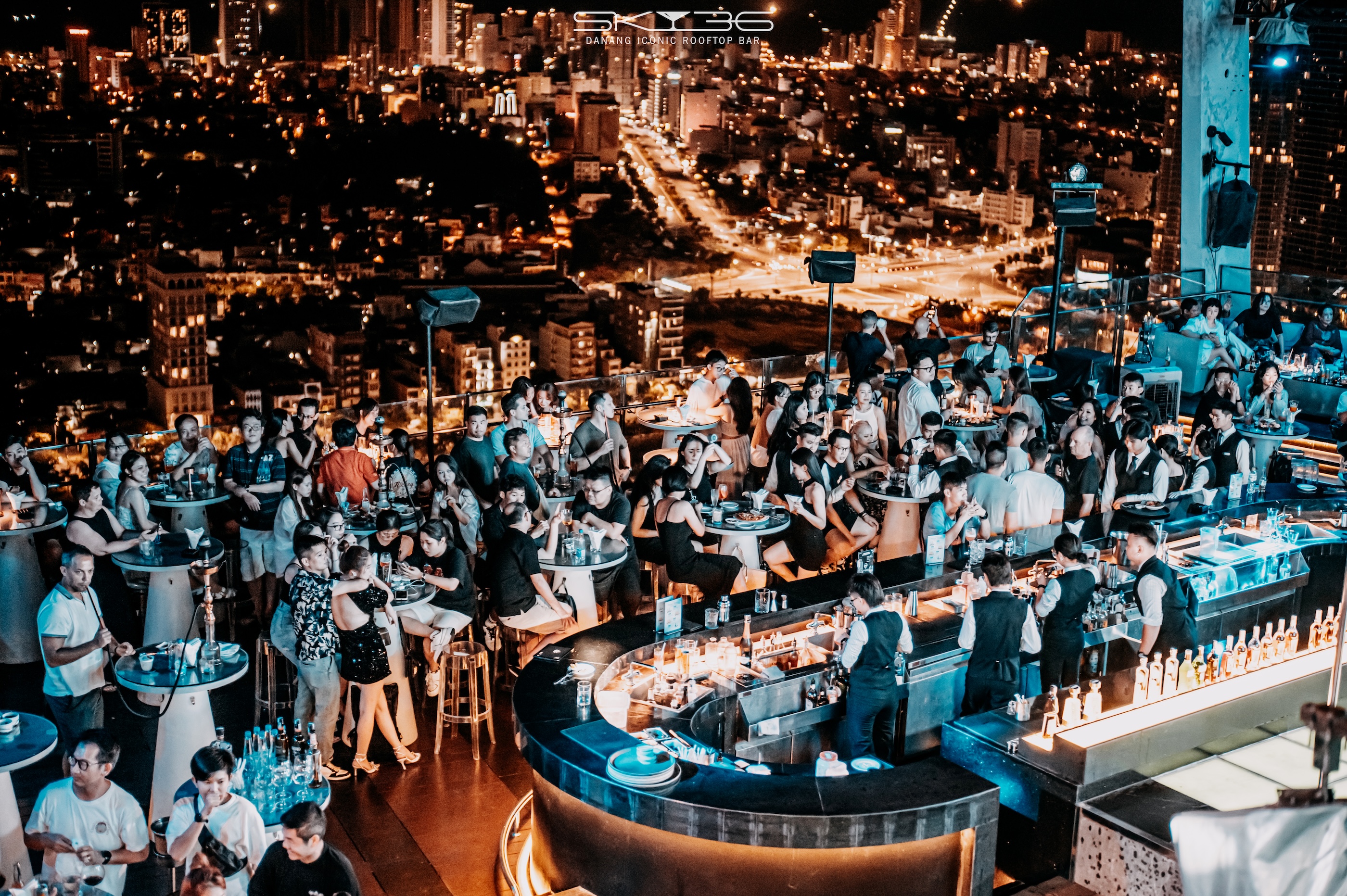峴港Sky36屋頂夜總會夜生活體驗