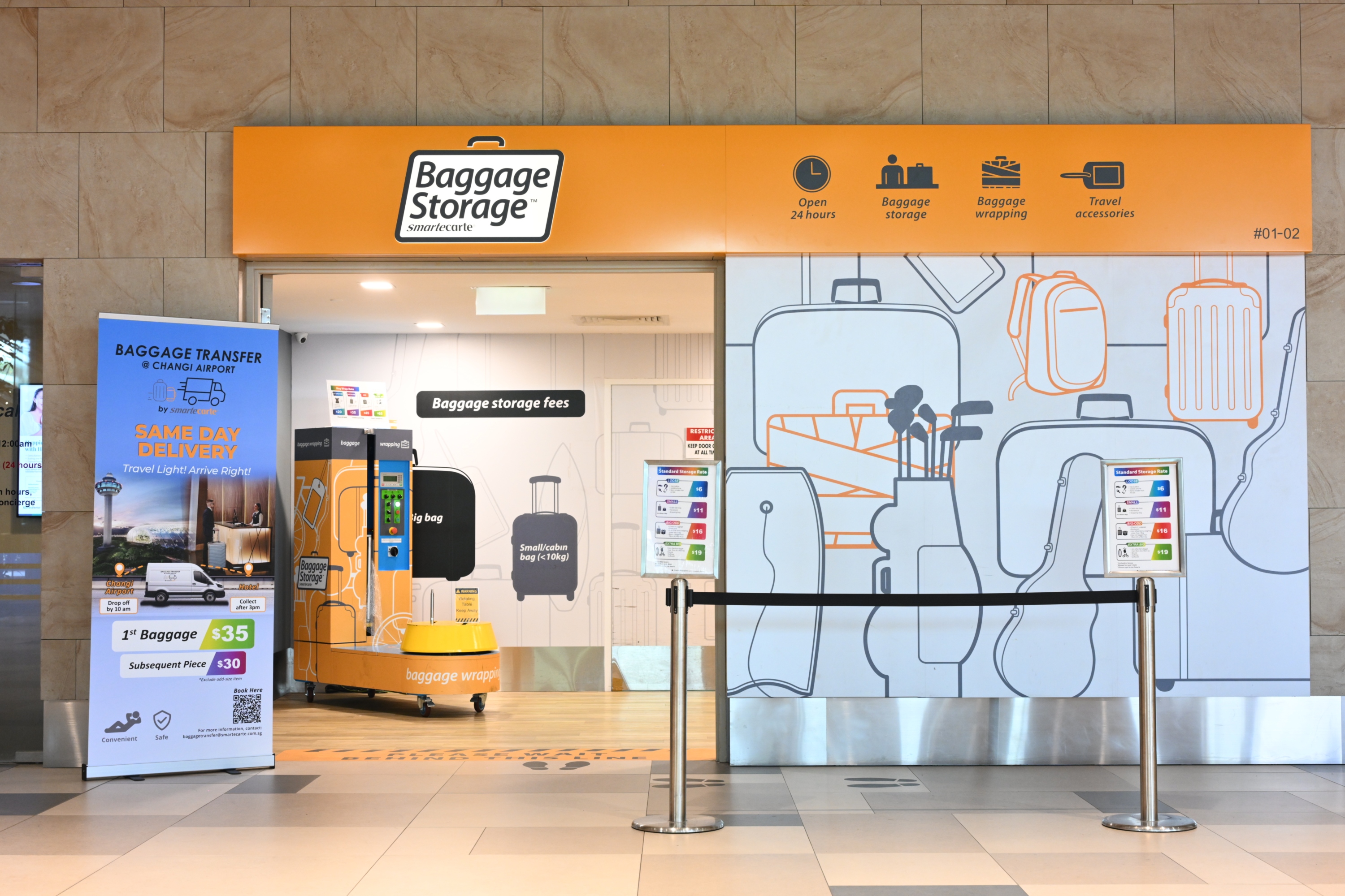 Flying out from T4? Store your bags with us and get them delivered directly to your hotel hassle-free