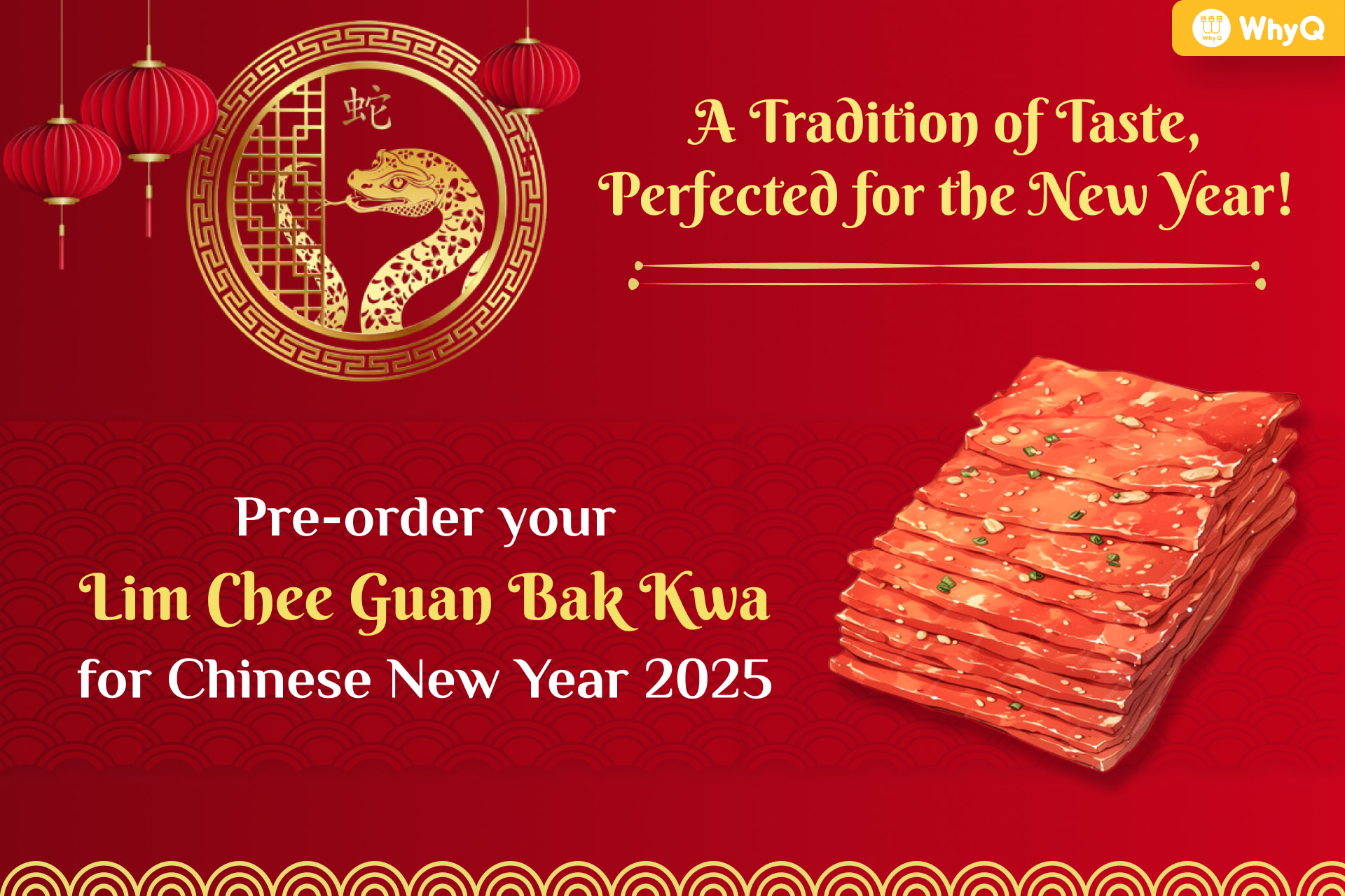 Chinese New Year Bak Kwa Pre-Order (SG Delivery) by WhyQ