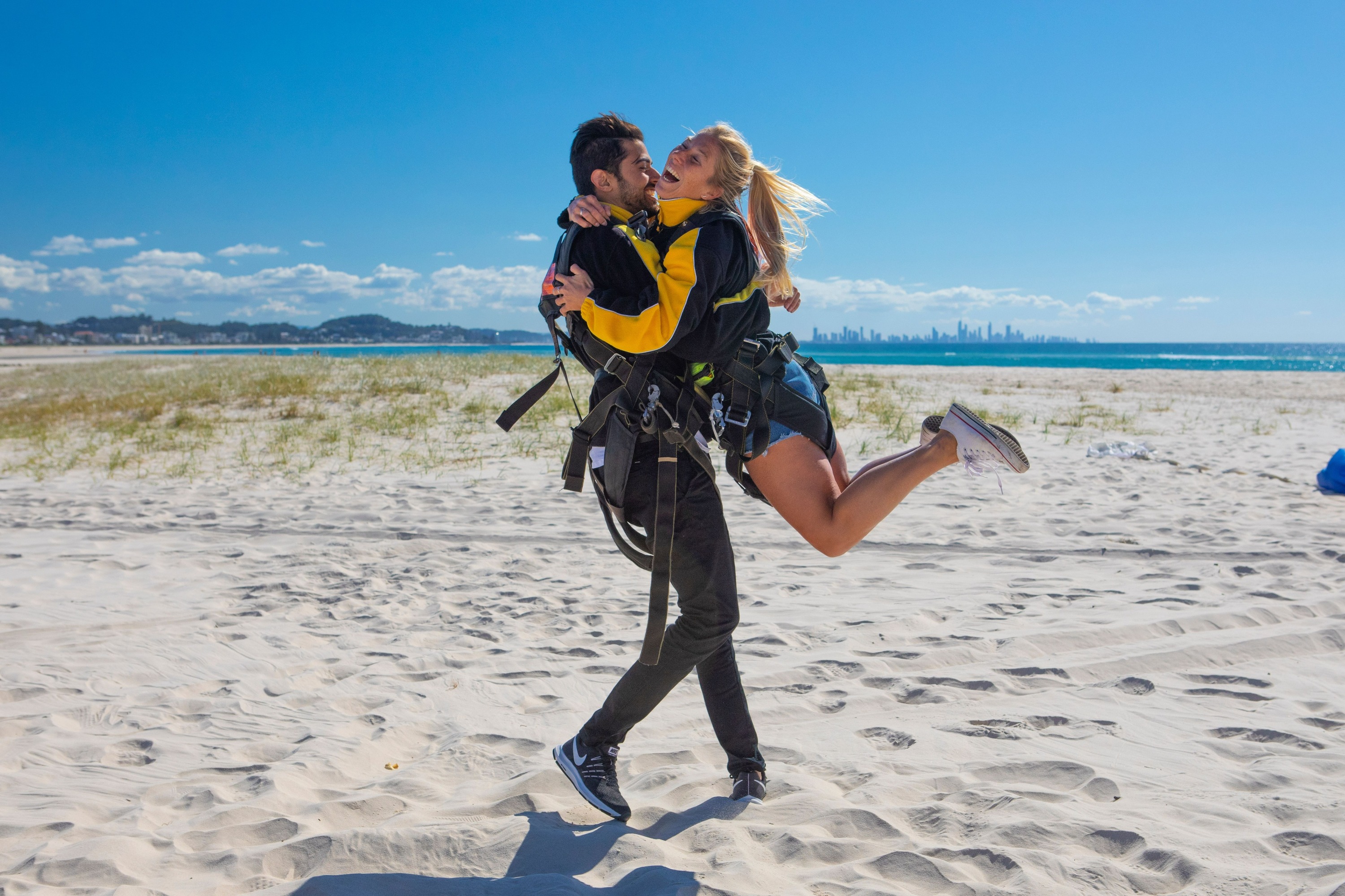 黃金海岸雙人跳傘體驗（沙灘落地）