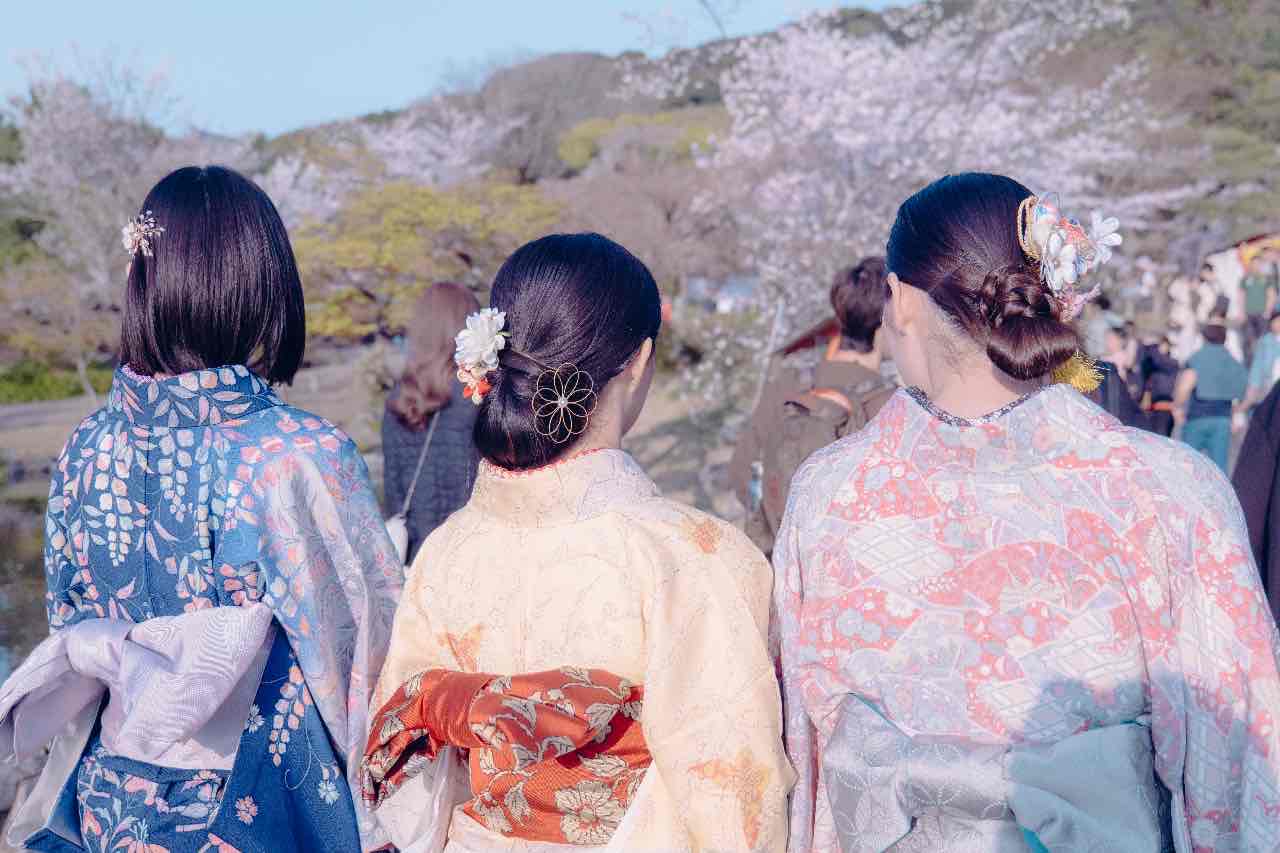 A plan to explore Kyoto in a kimono and rickshaw by chartered taxi