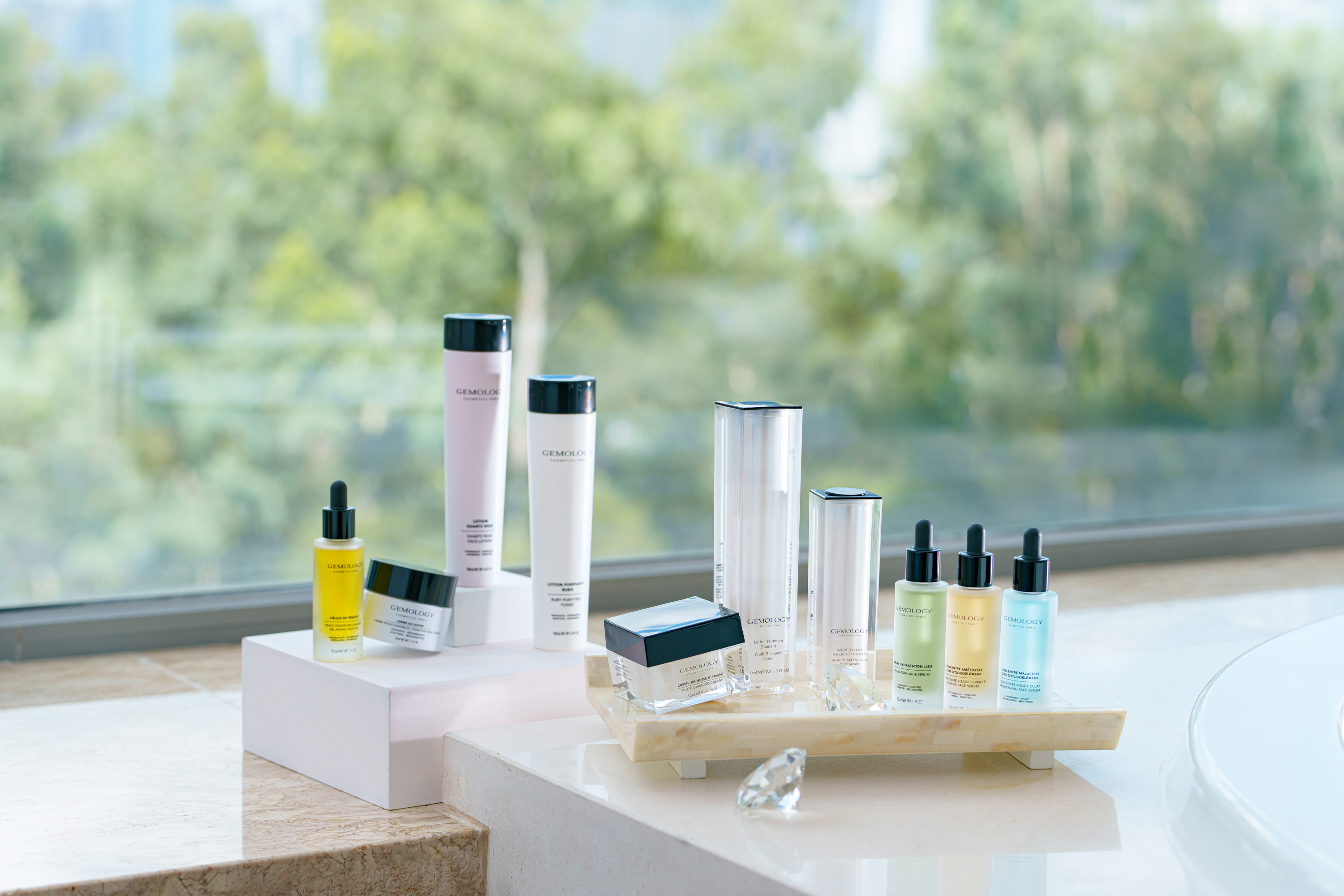 Gemology cosmetic products