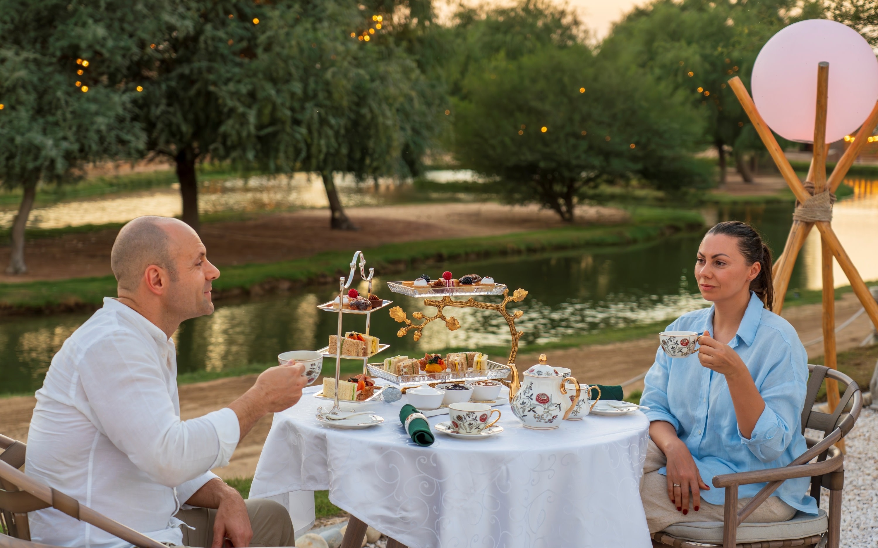 Dubai: Desert Afternoon High Tea at Al Marmoom Oasis