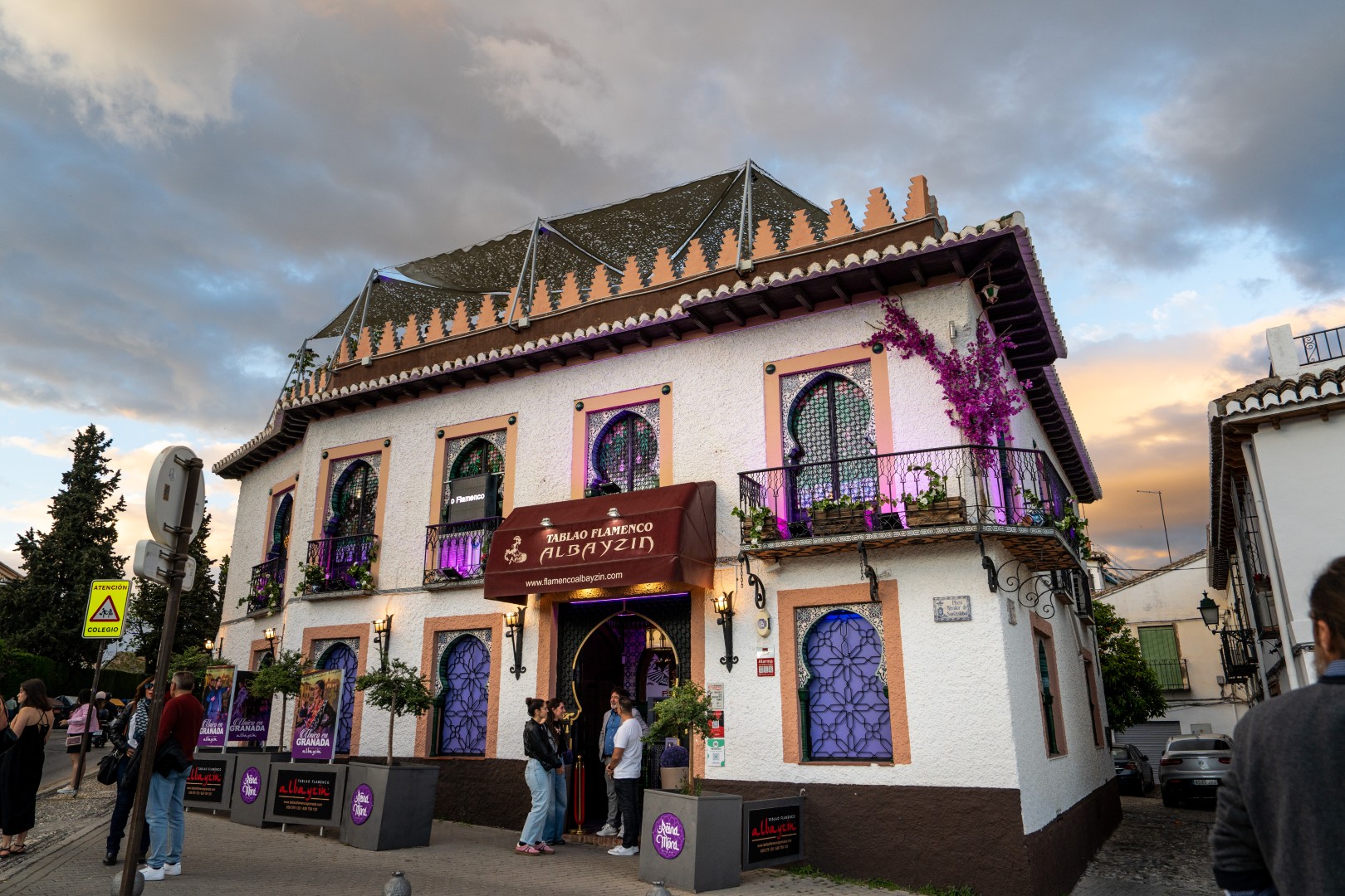 在格拉納達正宗的弗拉門戈劇場中,通過現場音樂和舞蹈體驗弗拉門戈的藝術和激情。 在格拉納達正宗的弗拉門戈劇場中,通過現場音樂和舞蹈體驗弗拉門戈的藝術和激情。