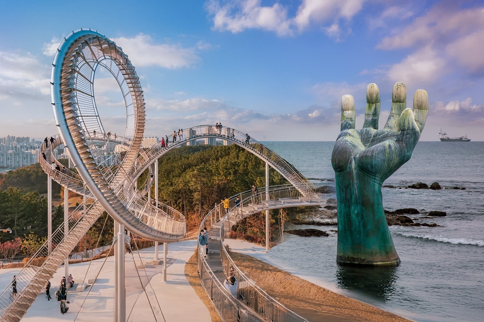 Busan Homigot & Hwanho Park Space Walk Day Tour