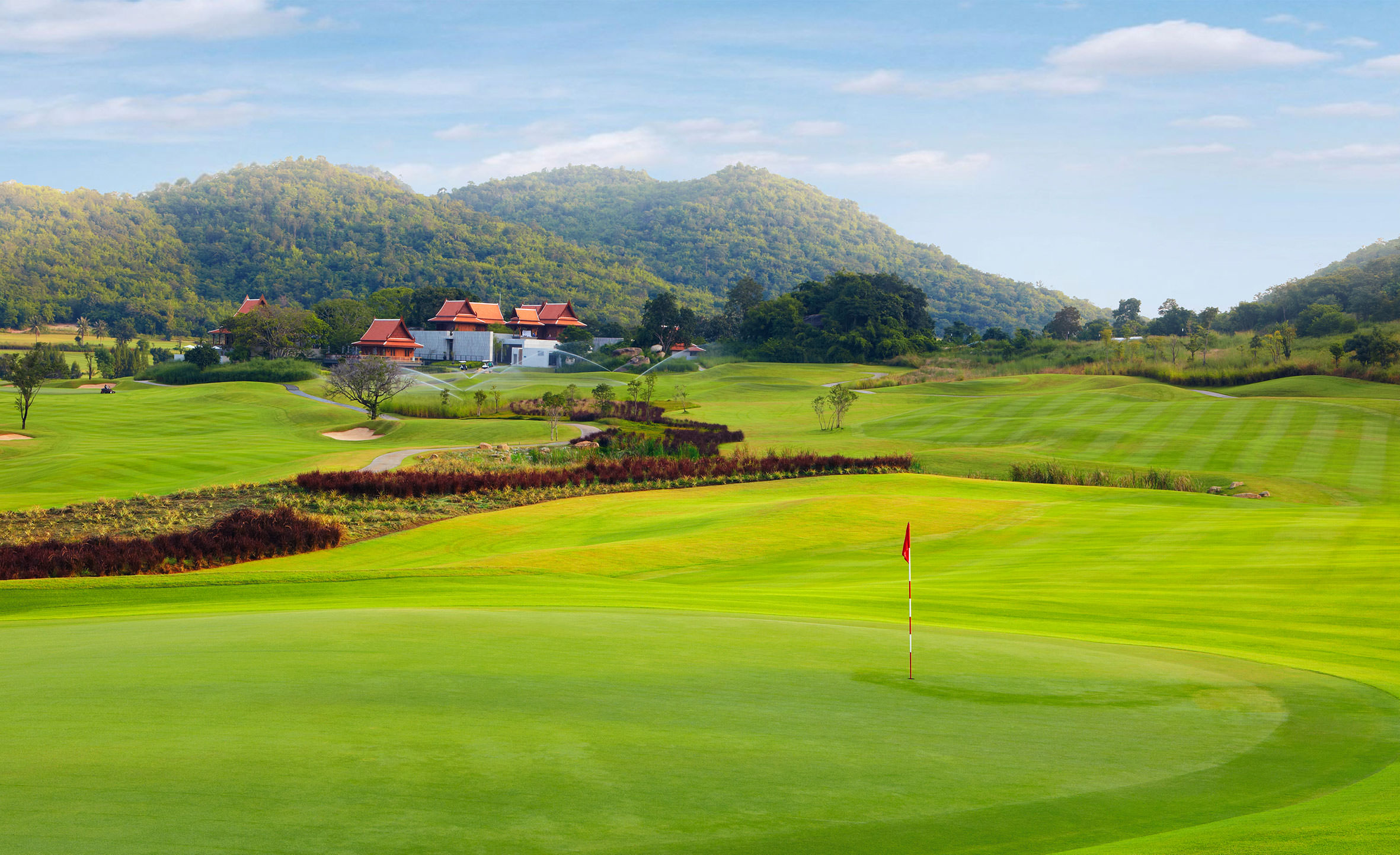 Golfing at Banyan Golf Club, Hua Hin