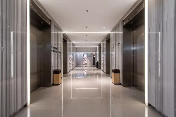 Hotel public area environment display map