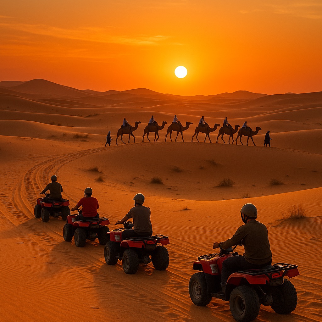 Marrakech Agafay Desert Half-Day Quad & Camel Ride Tour