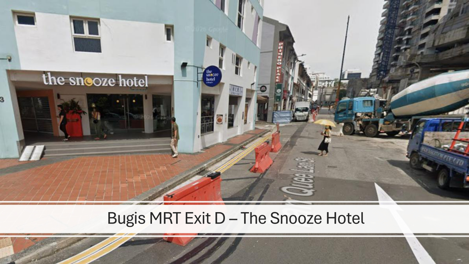 Bugis MRT Exit D pick-up point