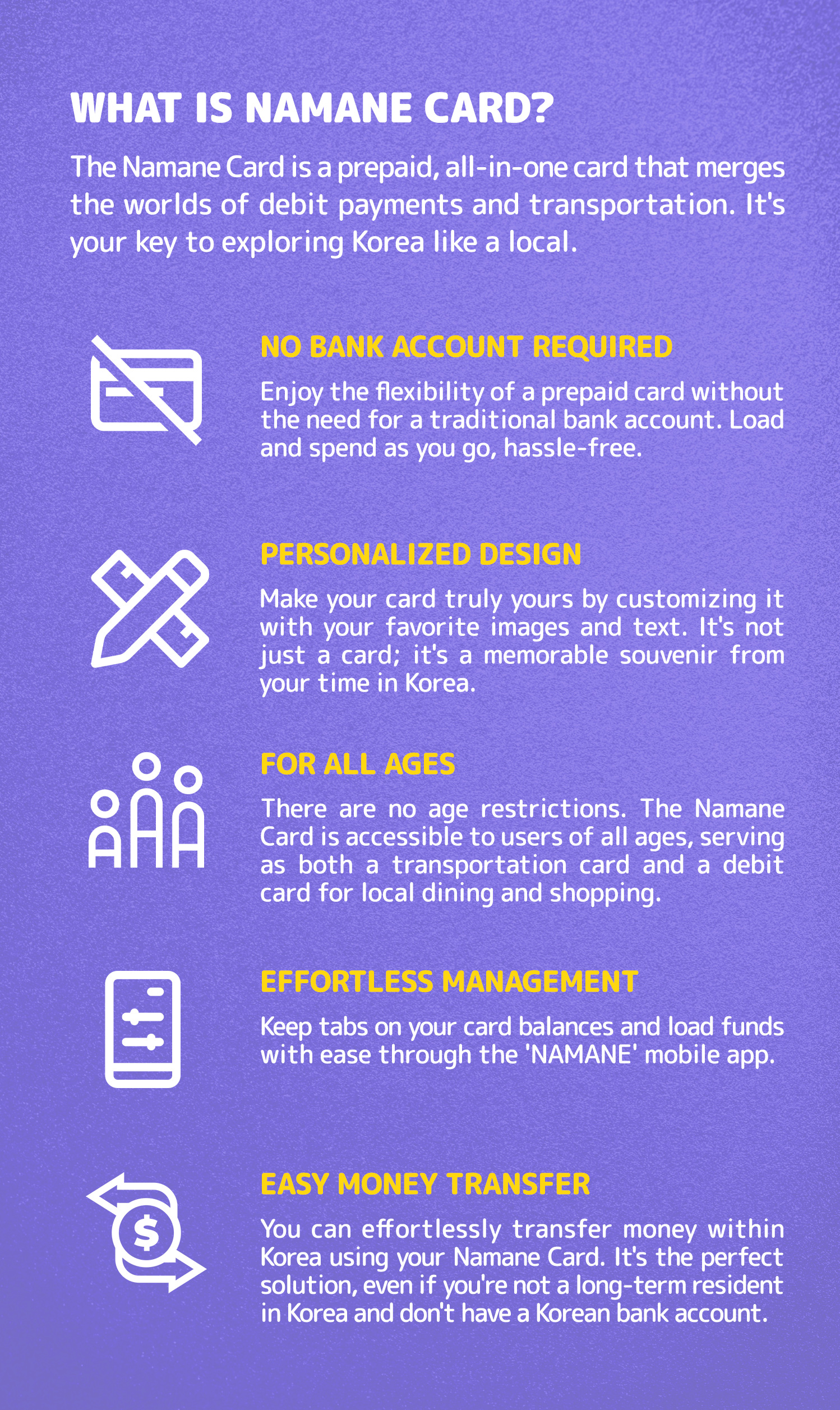 [Promotion] Customizable Pre-paid Travel Card - NAMANE CARD