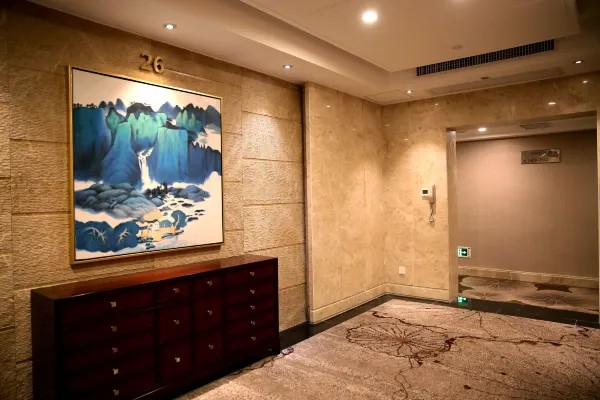 Hotel public area display map