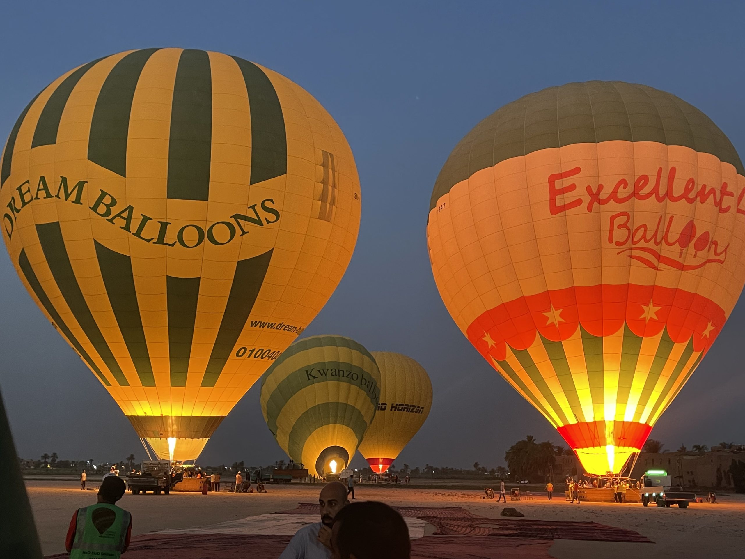 Luxor Sunrise Hot Air Balloon Ride over Luxor Relics