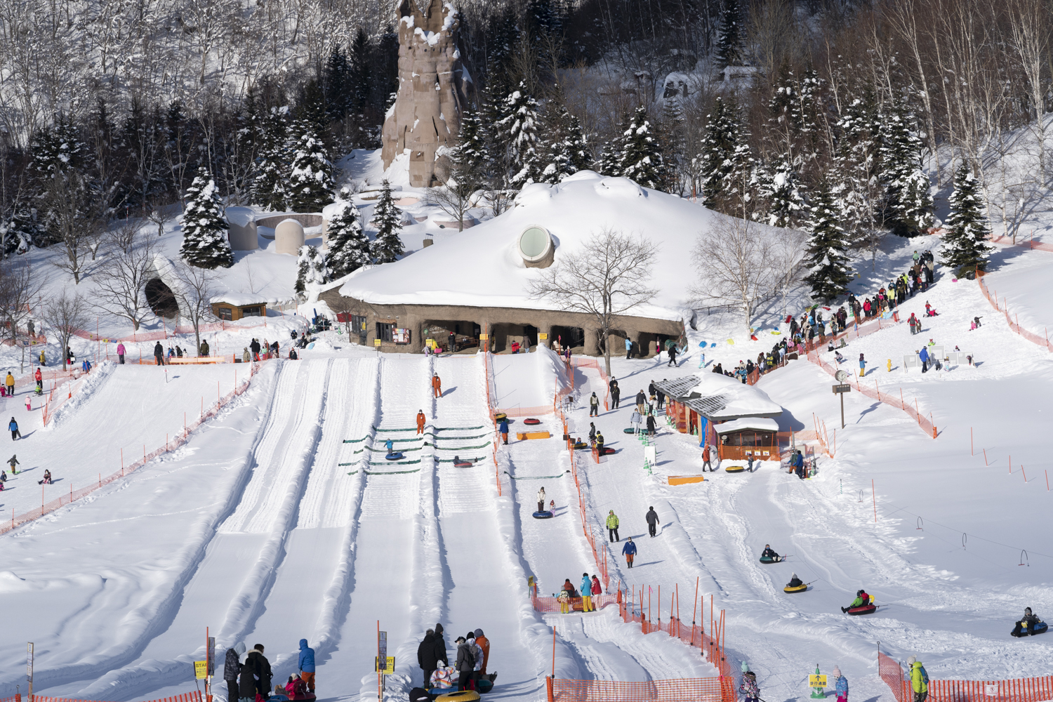 北海道初心者向けスキーと雪遊びプライベートツアー（札幌）