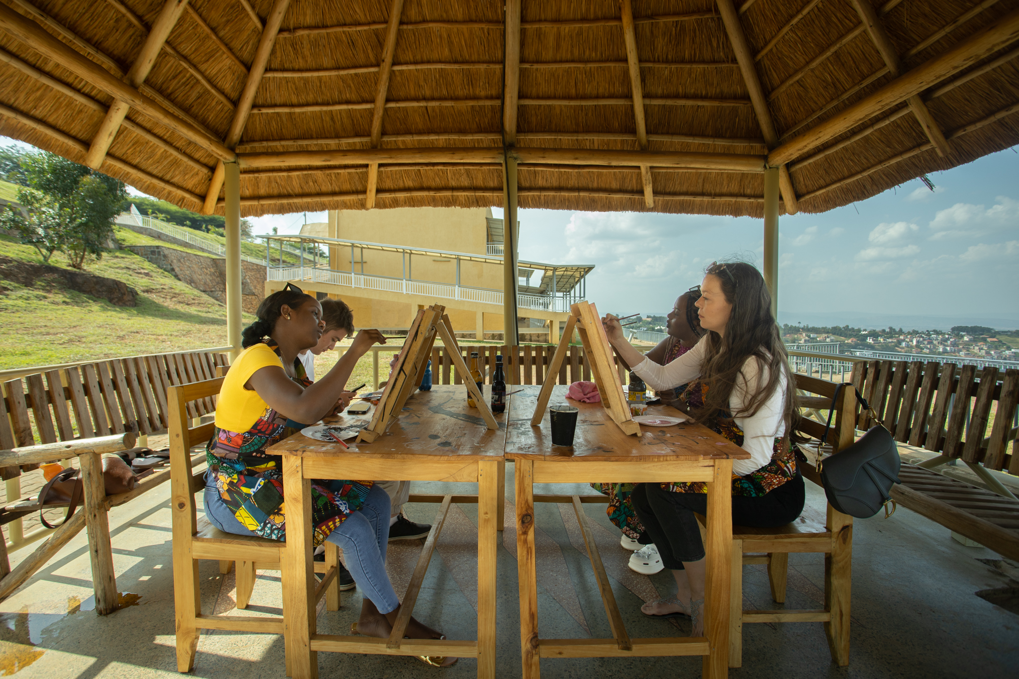 Traditional Umogogo Painting with an Incredible View