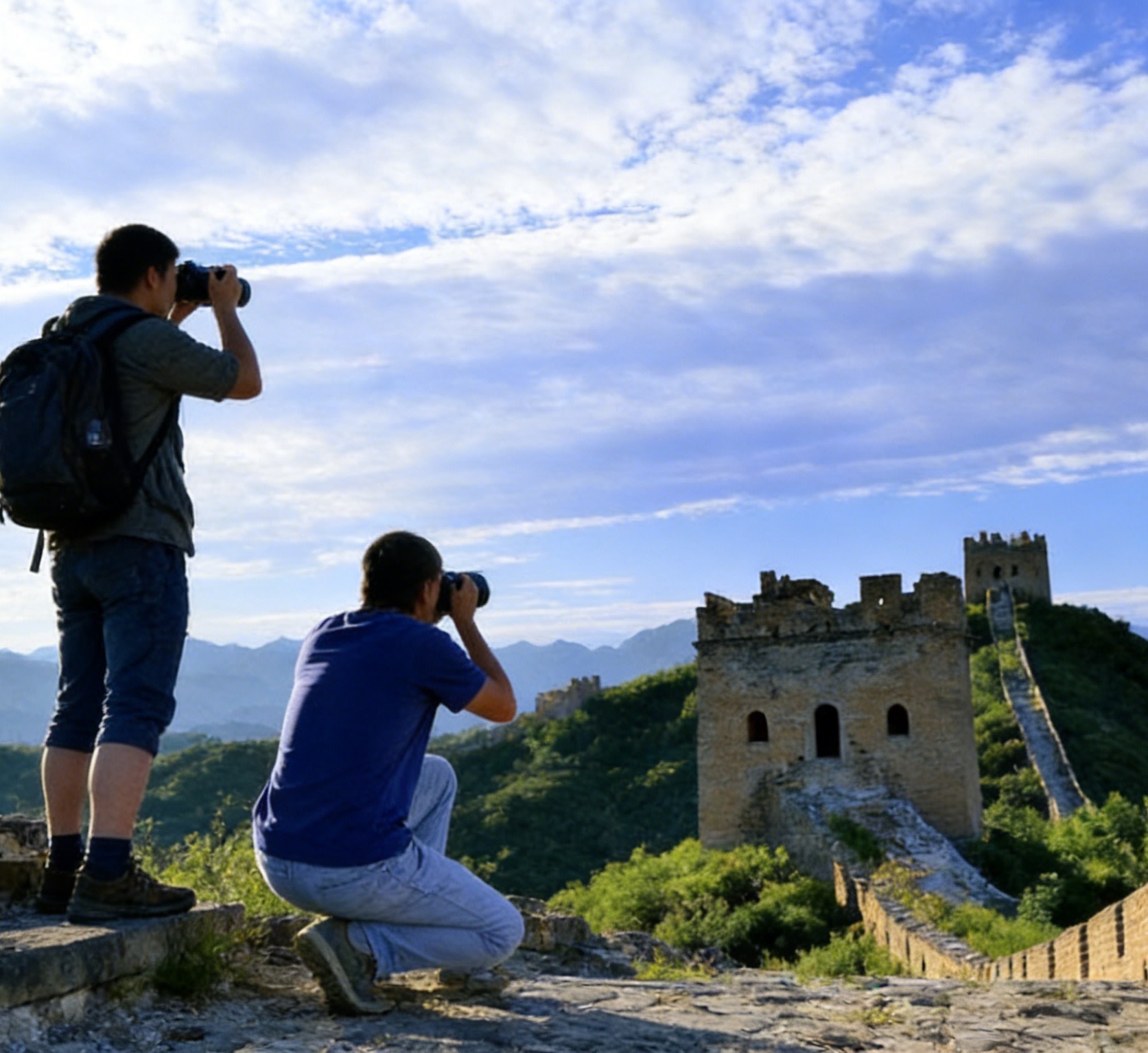 Jinshanling,Mutianyu,Gubei Water Town/Simatai:Great Wall Combo Tours