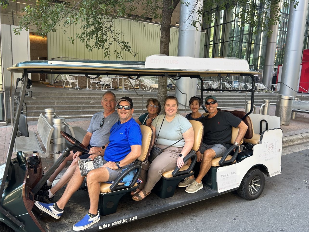 Charlotte Premier Historical City Tour on Eco-Friendly Cart